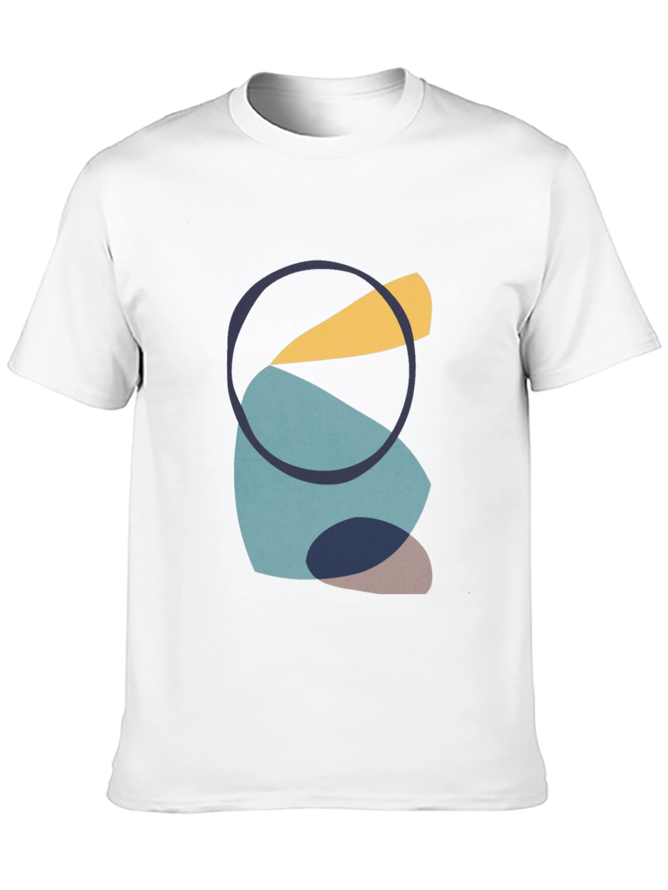 Abstract Shapes Graphic Tee - Modern Art Shirt
