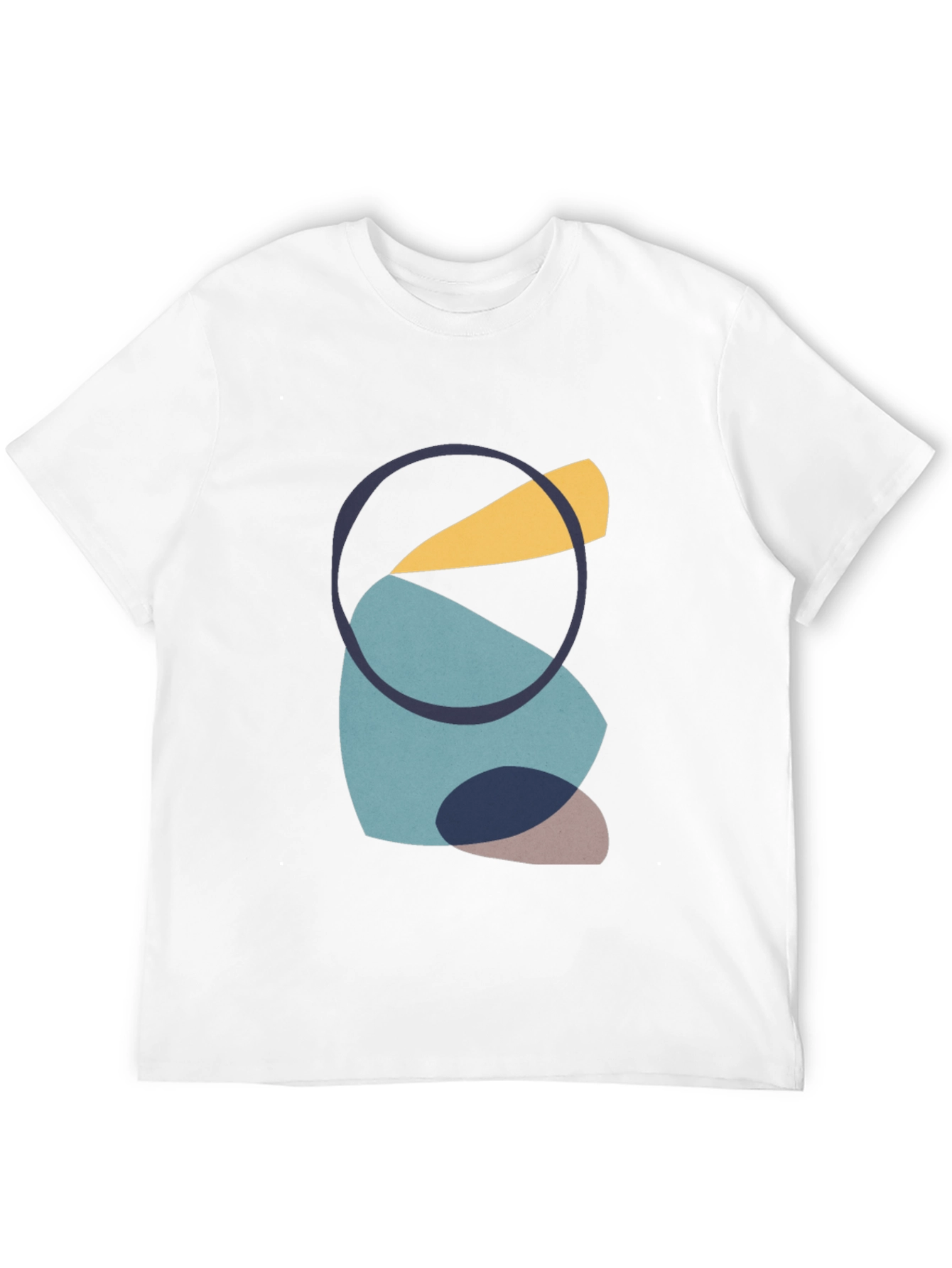 Abstract Shapes Graphic Tee - Modern Art Shirt