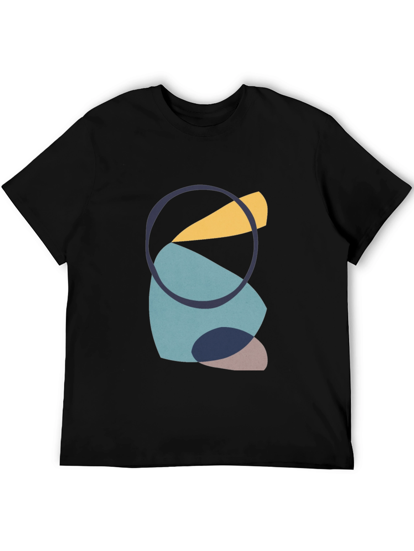 Abstract Shapes Graphic Tee - Modern Art Shirt