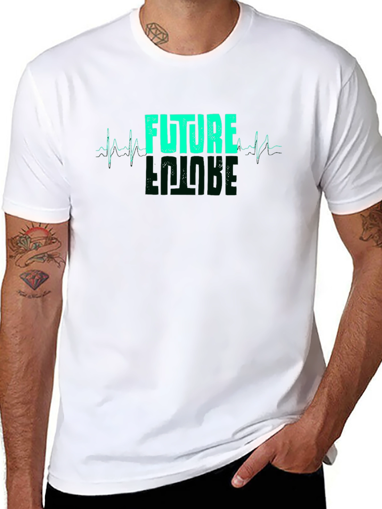 Future T-Shirt - Heartbeat Design