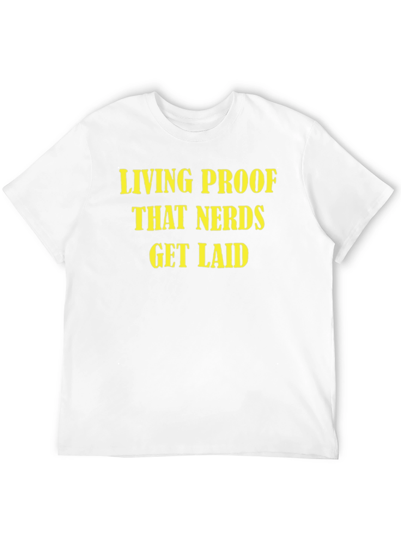 Nerds Get Laid Graphic Tee - Black Cotton T-Shirt