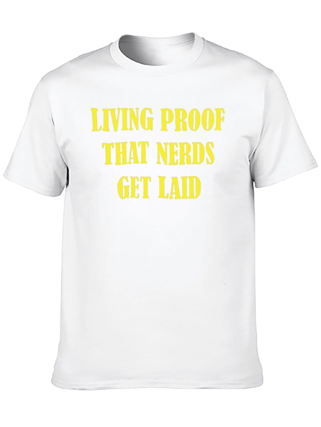 Nerds Get Laid Graphic Tee - Black Cotton T-Shirt