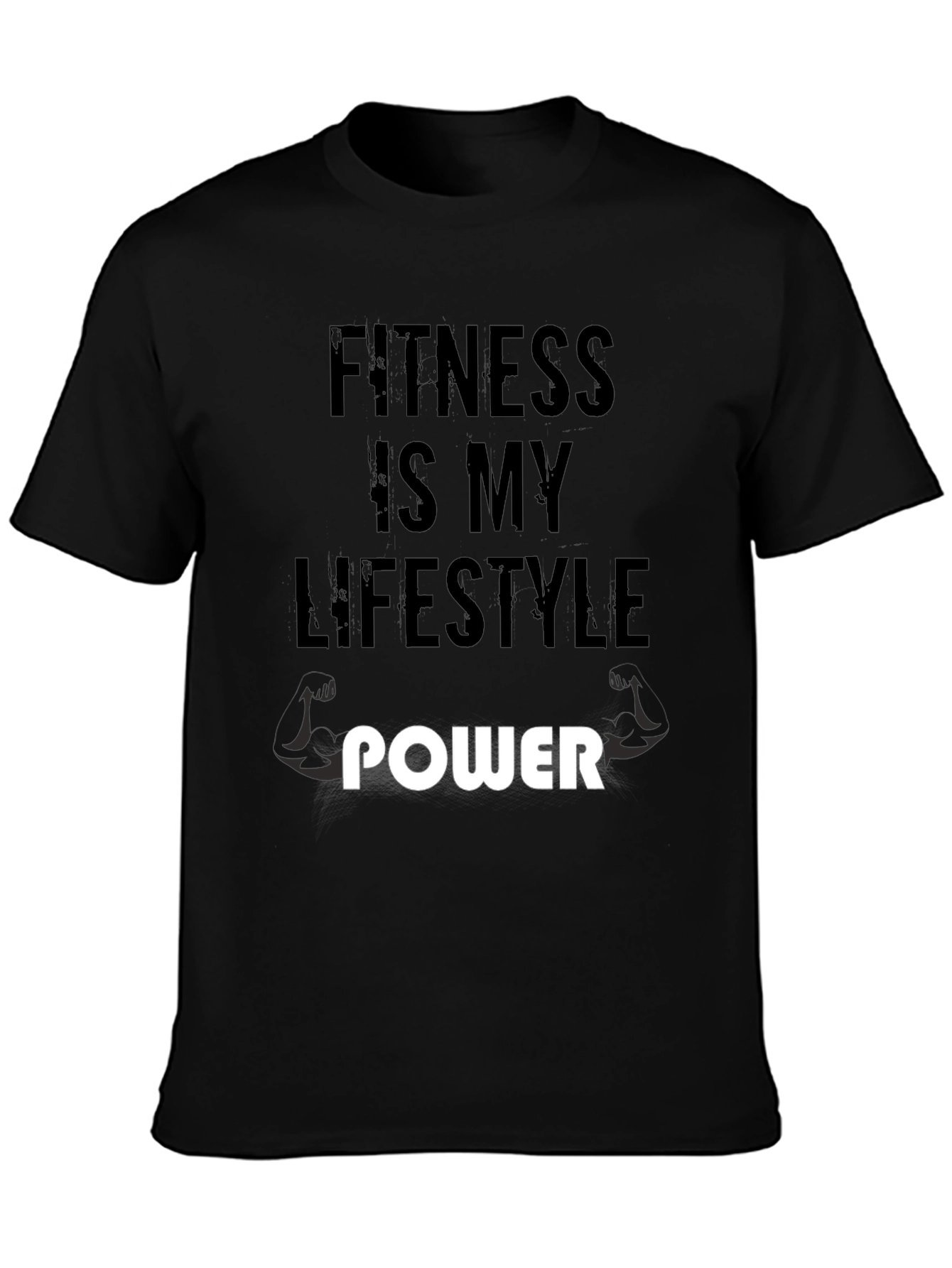 Fitness is my Lifestyle T-Shirt - Power Design