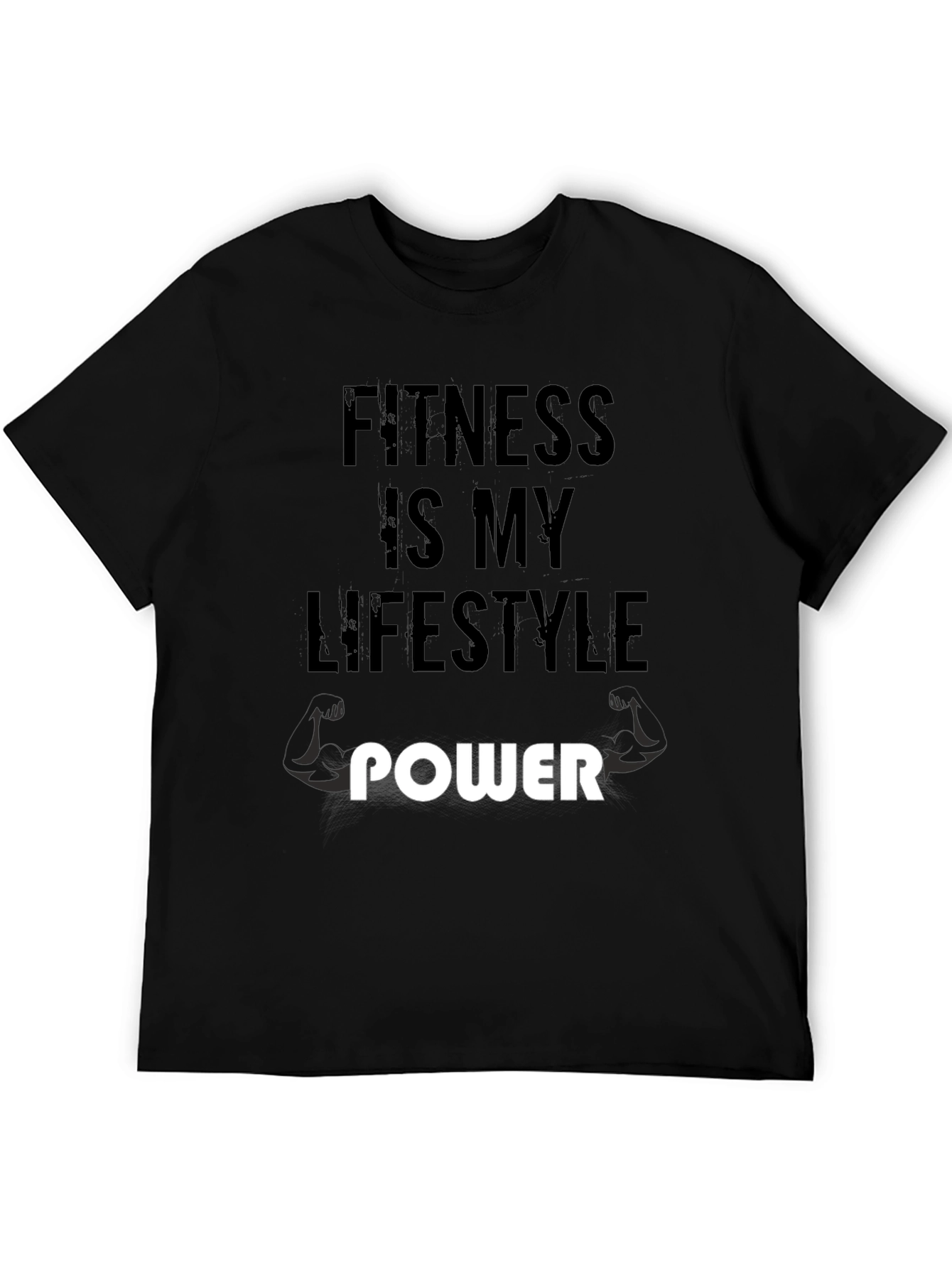 Fitness is my Lifestyle T-Shirt - Power Design