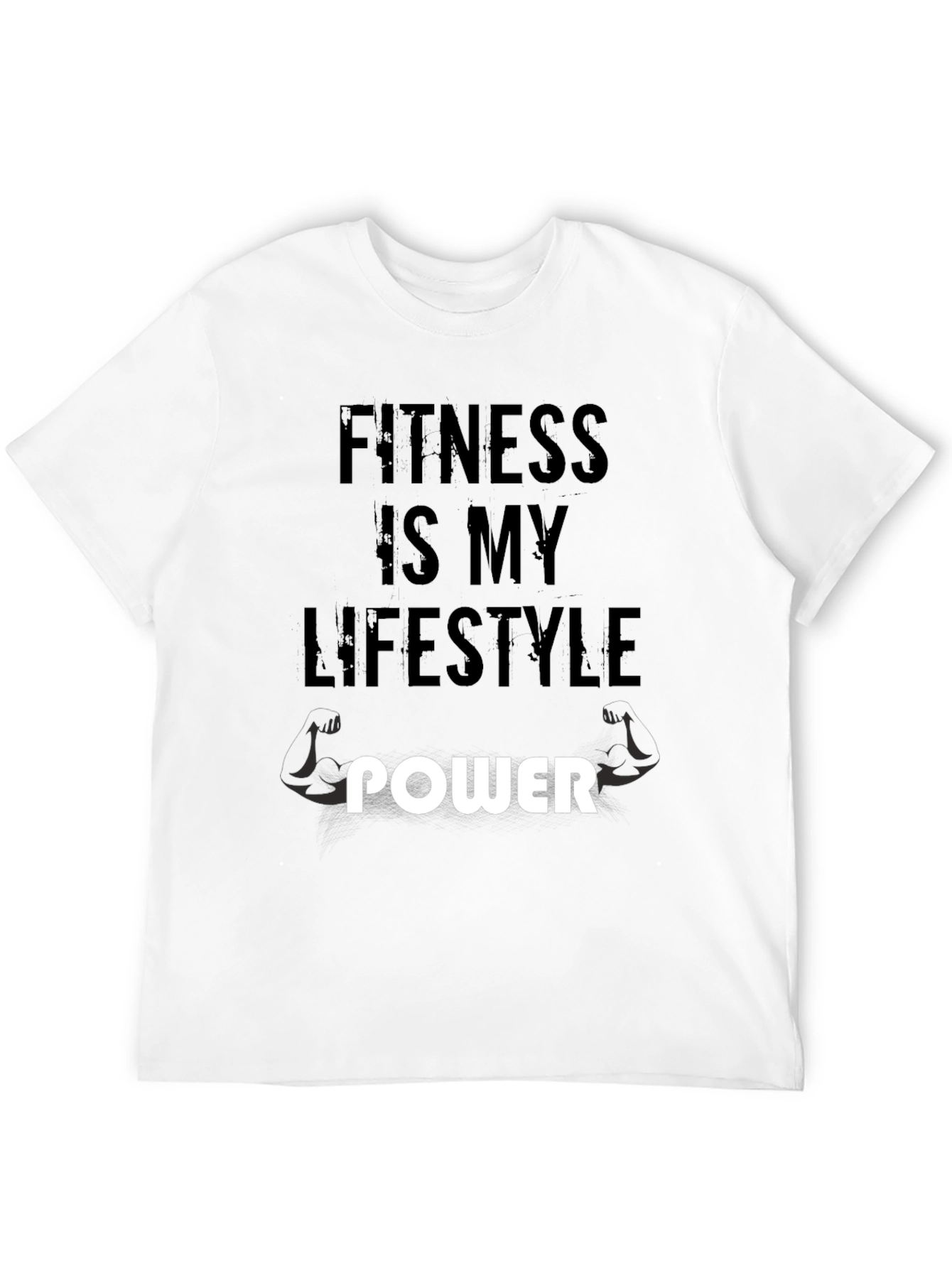 Fitness is my Lifestyle T-Shirt - Power Design