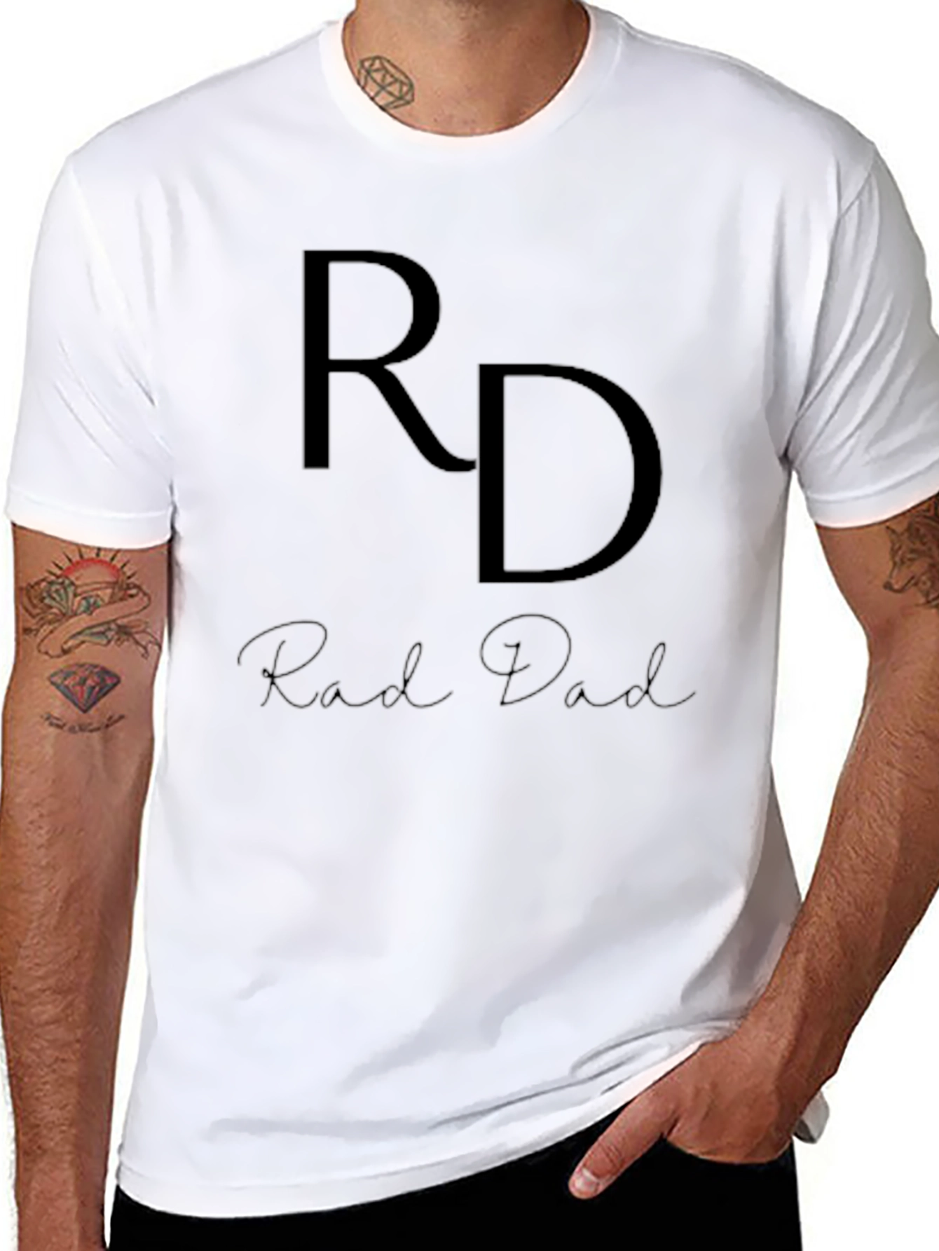 RD Cool Dad Black T-Shirt