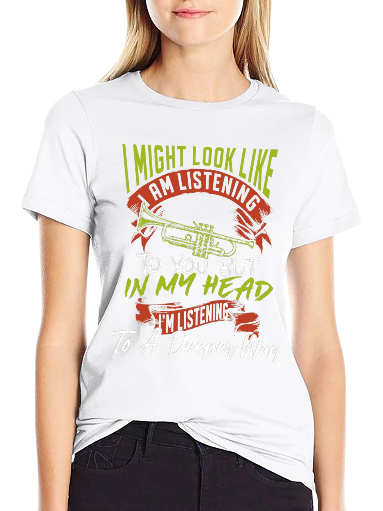 Trumpet Musician T-Shirt - Deeper Way