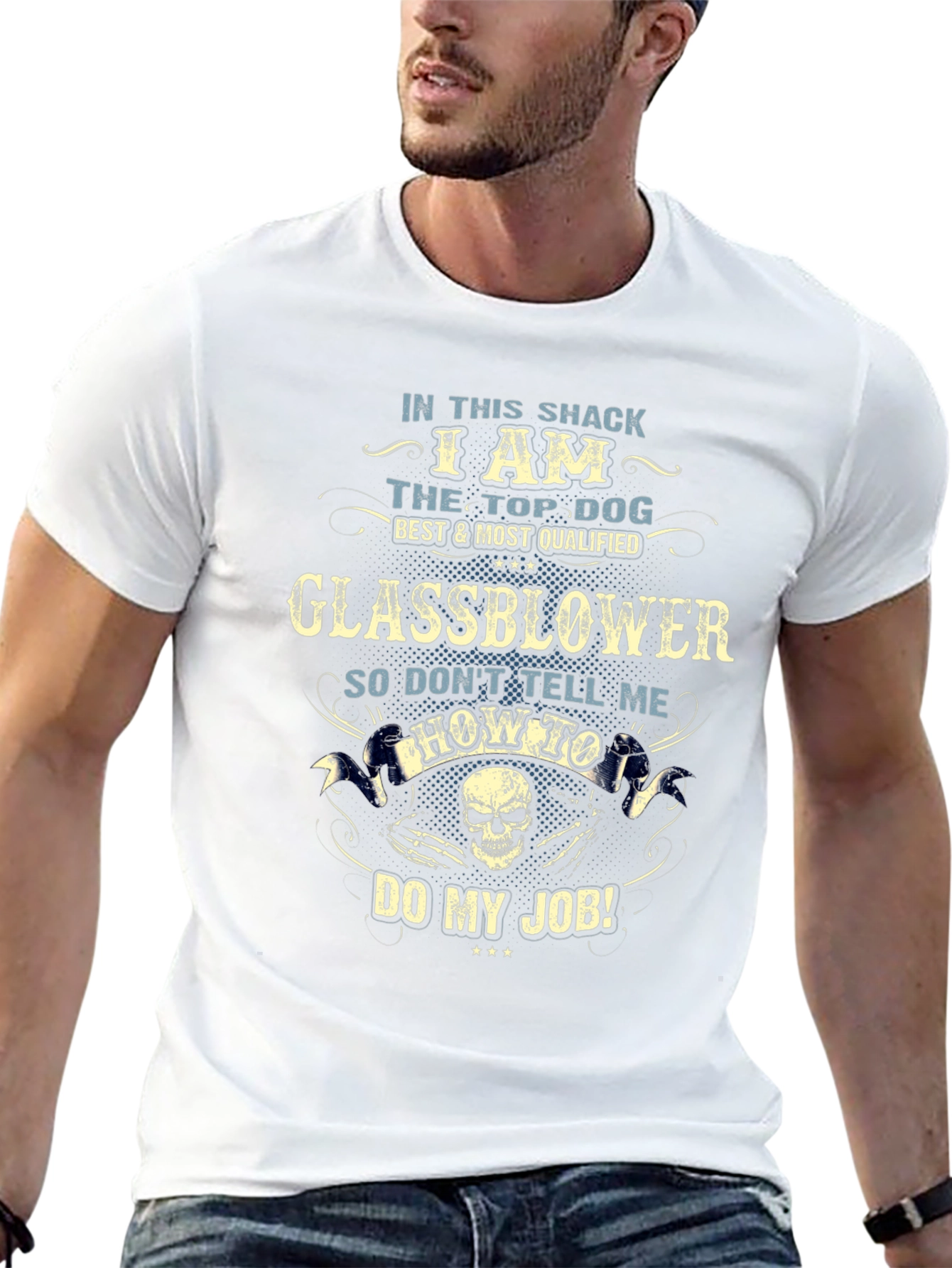 Glassblower Top Dog Graphic T-Shirt