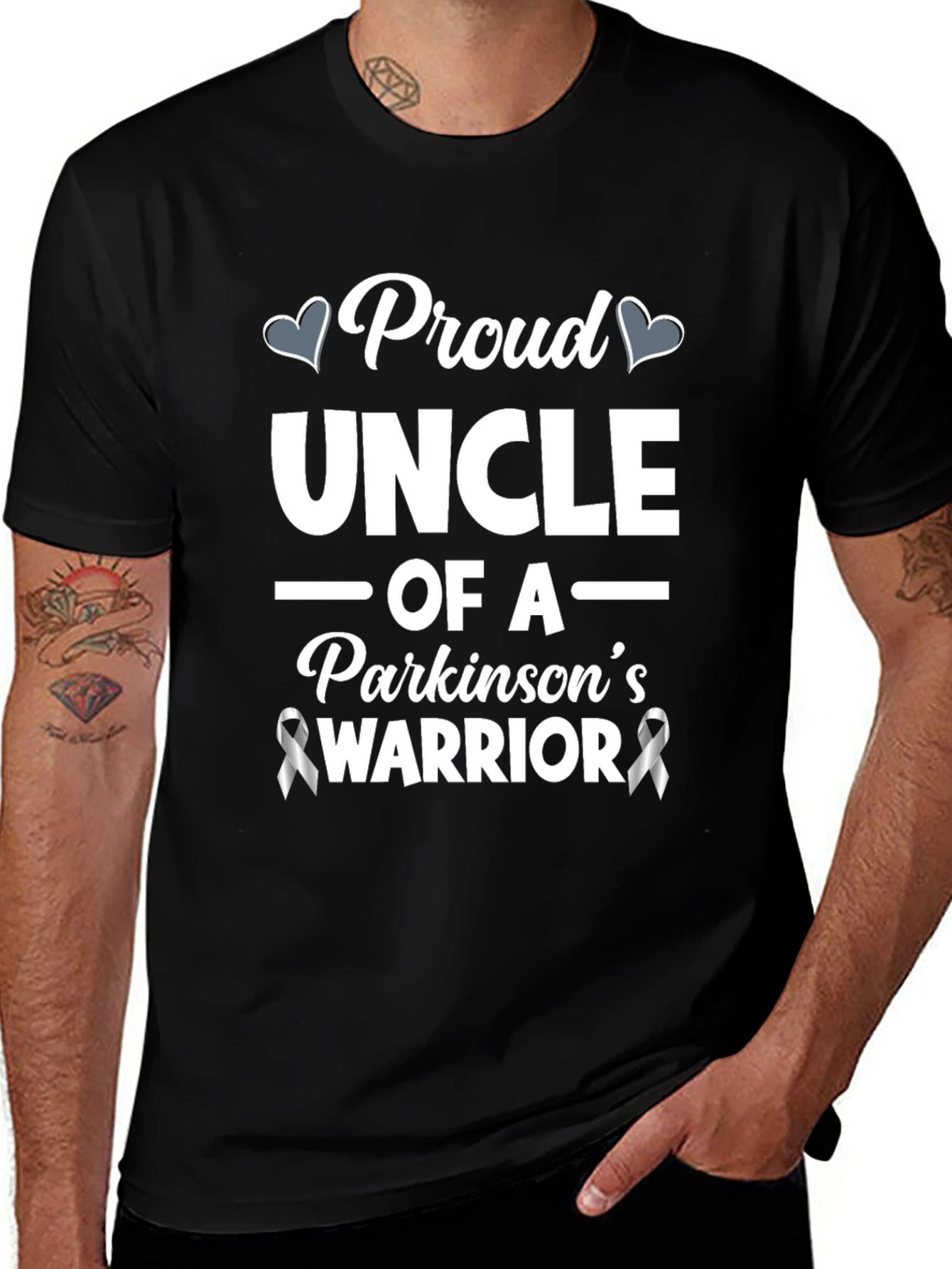 Proud Uncle Parkinsons Warrior T-Shirt