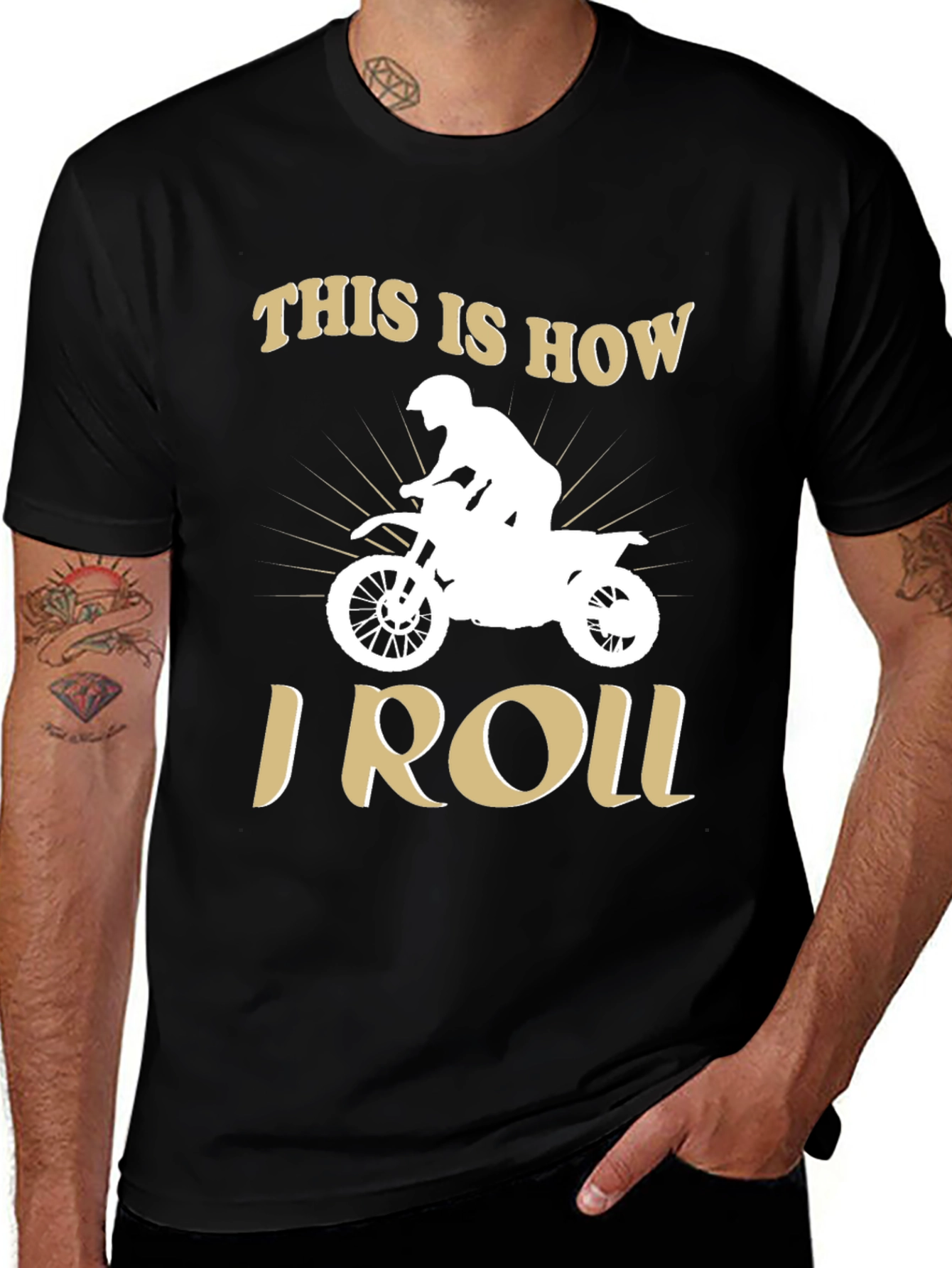 This is How I Roll - Motocross T-Shirt