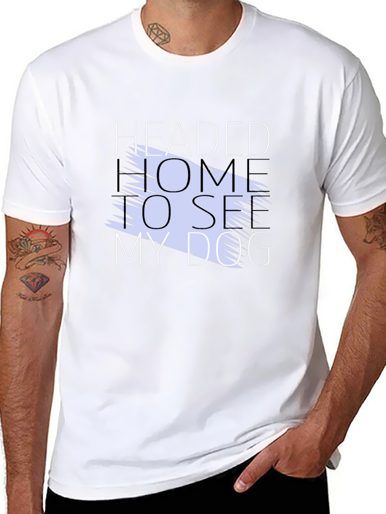 Headed Home To See My Dog Graphic Tee