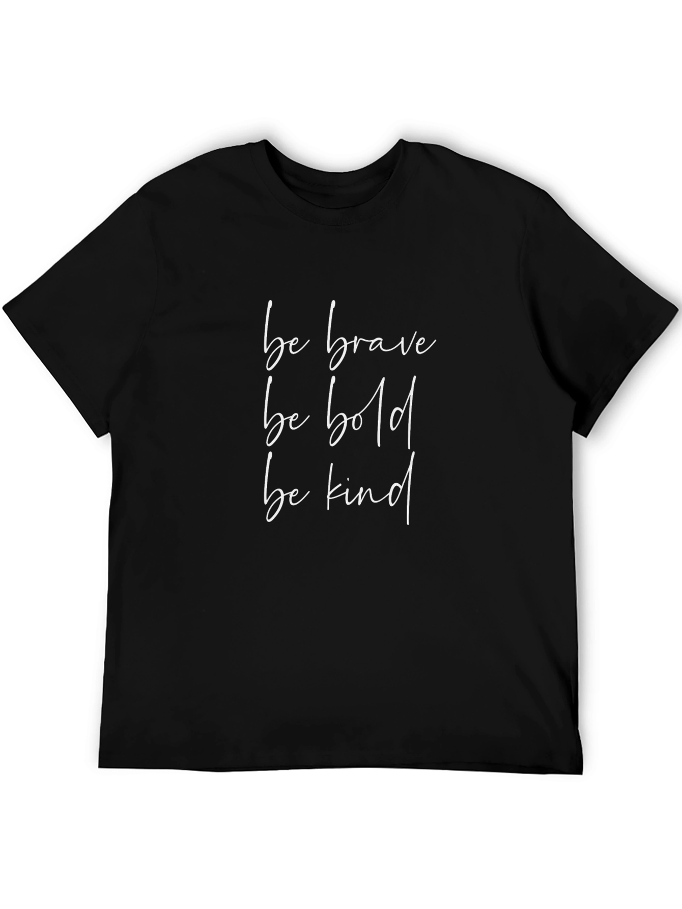 Be Brave Bold Kind Graphic Tee - Black