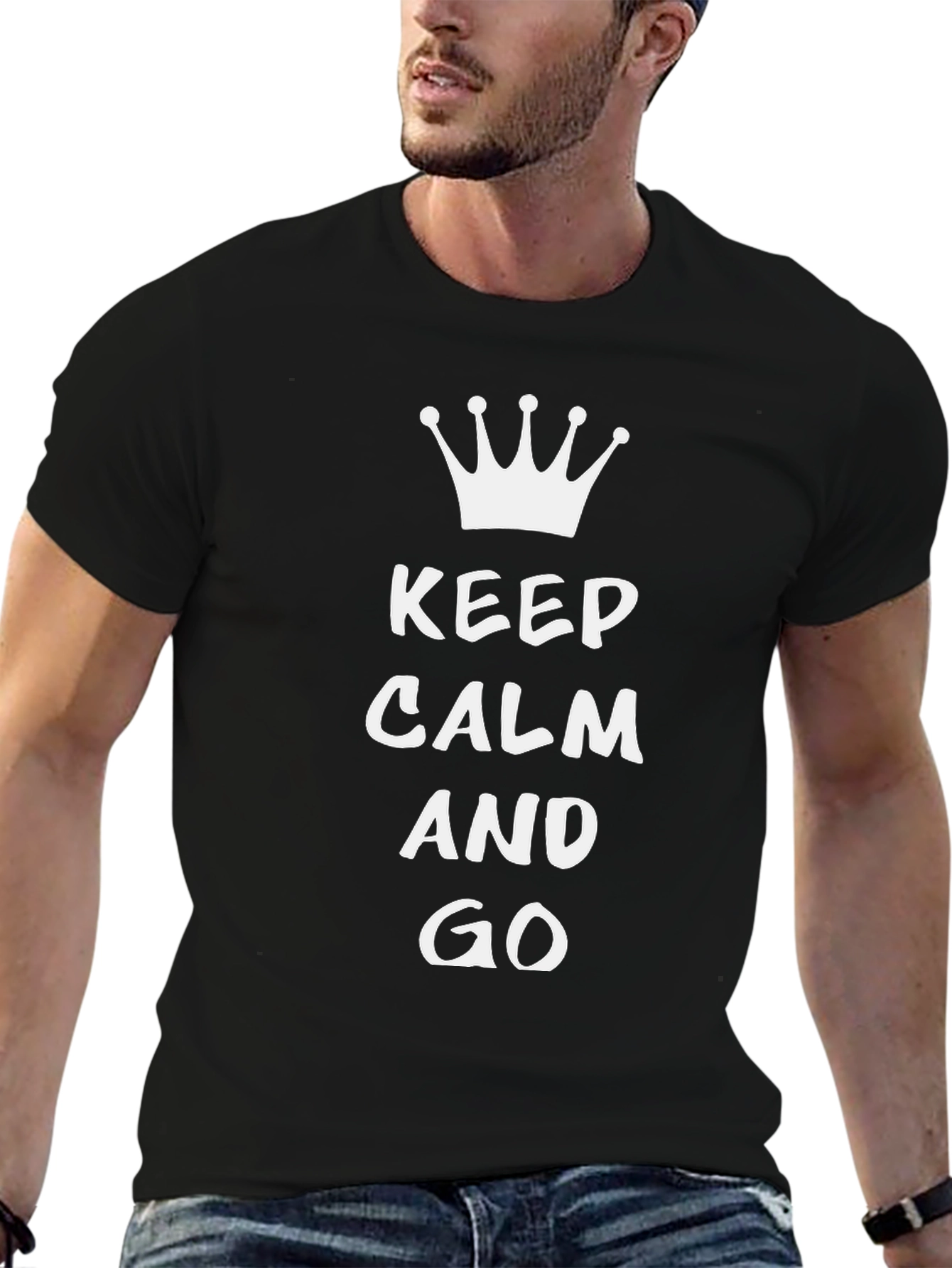 Keep Calm and Go Black T-Shirt