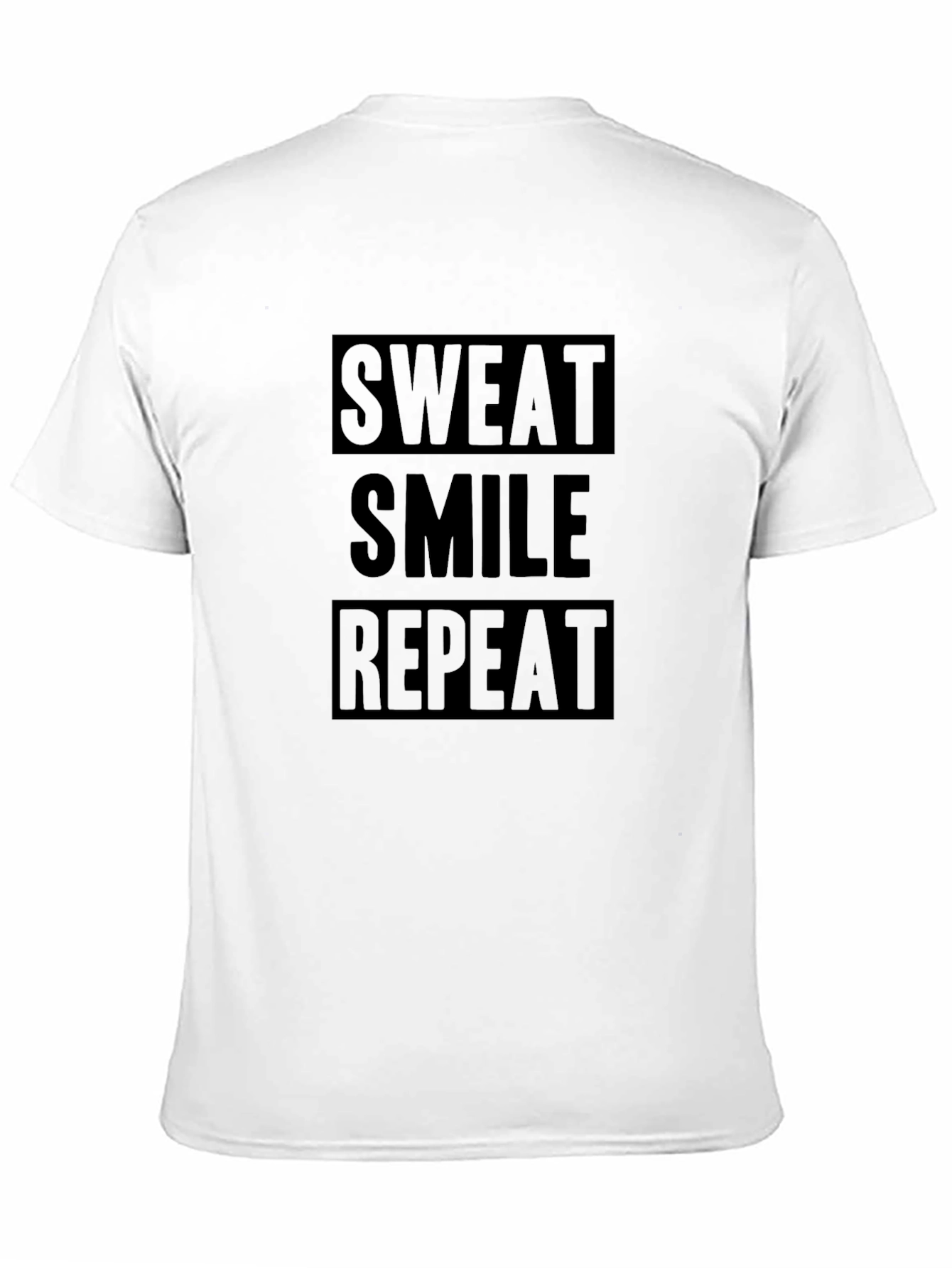 Sweat Smile Repeat Black Graphic T-Shirt