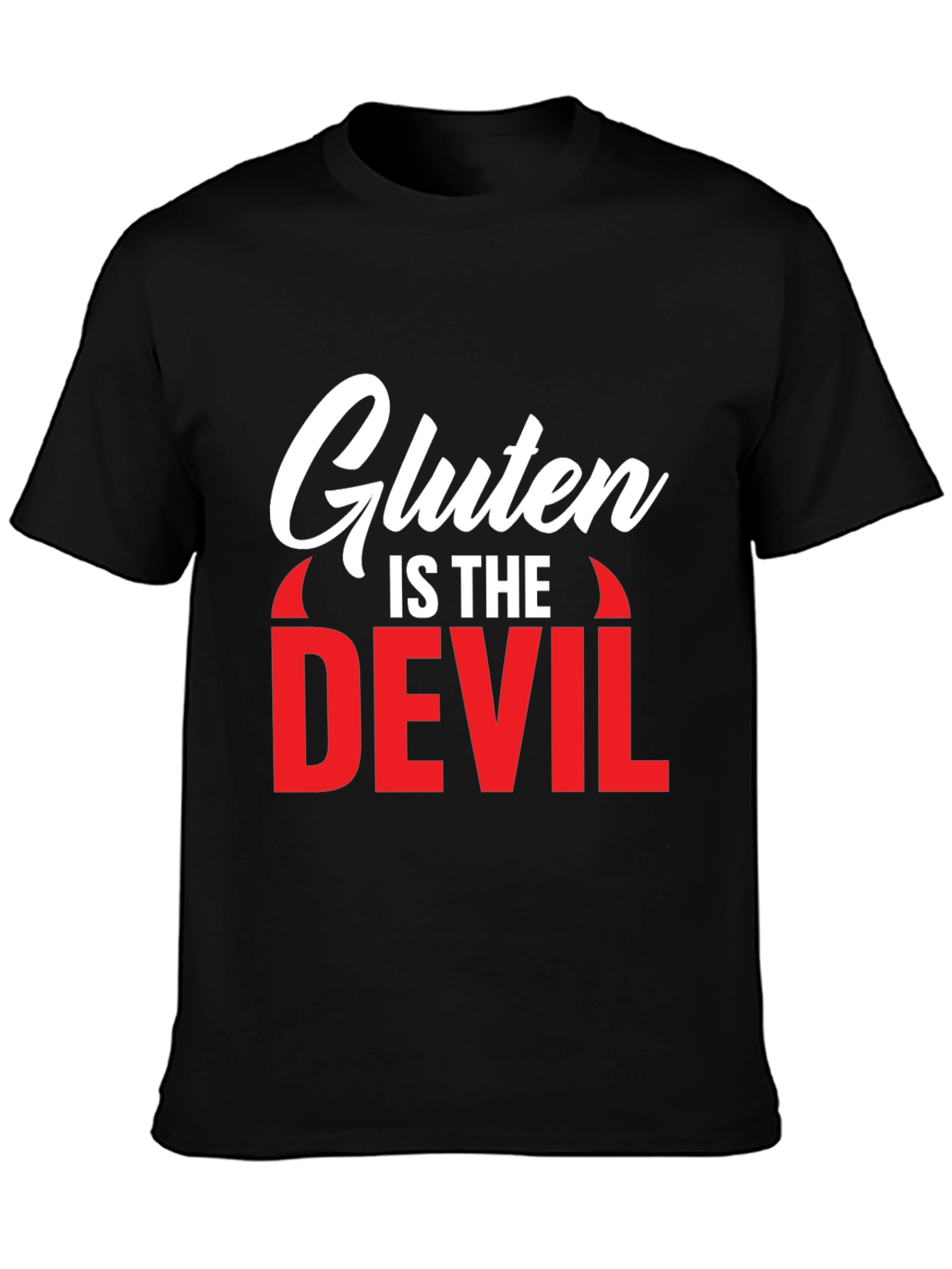 Gluten is the Devil Graphic T-Shirt