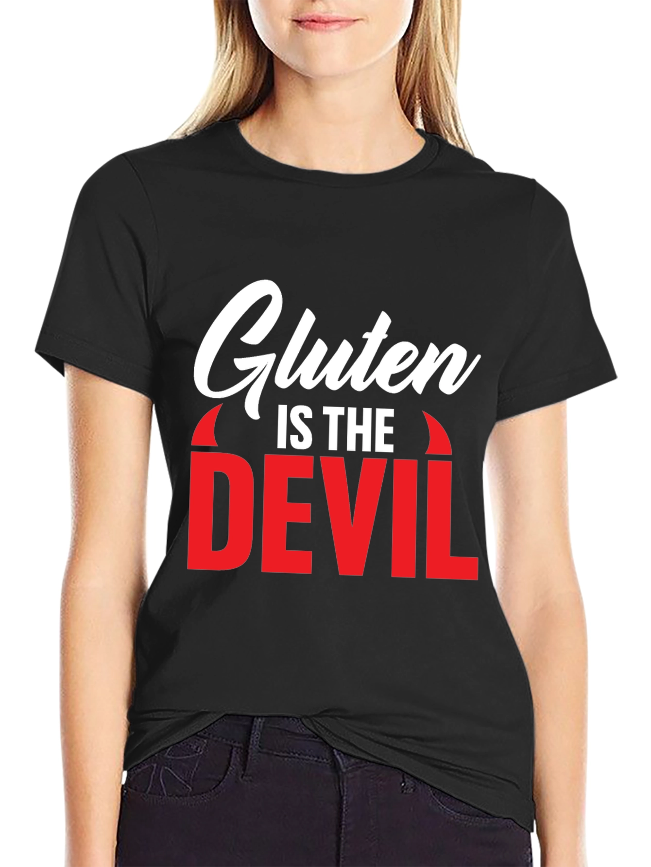 Gluten is the Devil Graphic T-Shirt