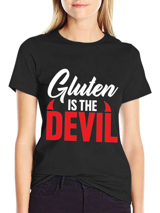 Gluten is the Devil Graphic T-Shirt
