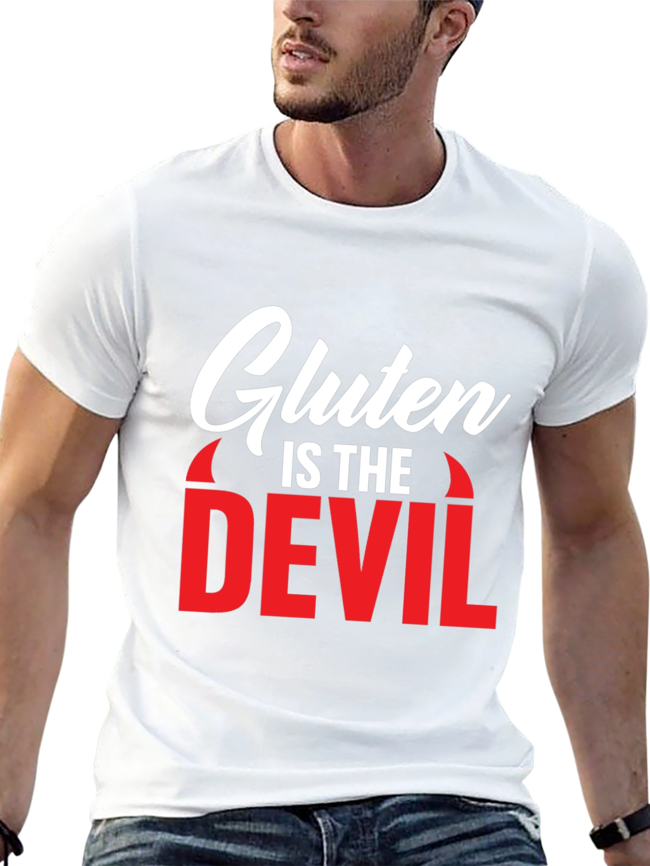 Gluten is the Devil Graphic T-Shirt