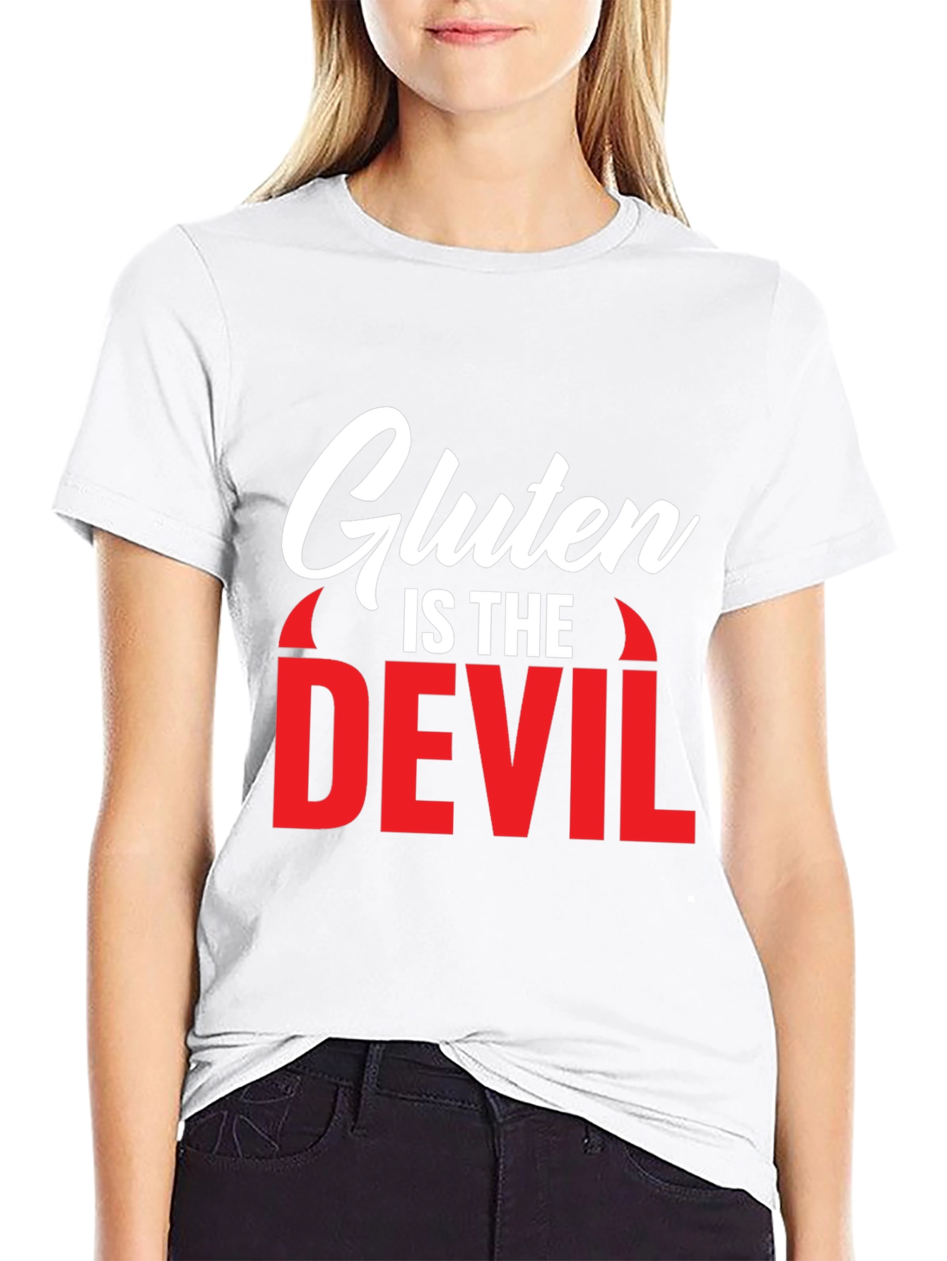 Gluten is the Devil Graphic T-Shirt