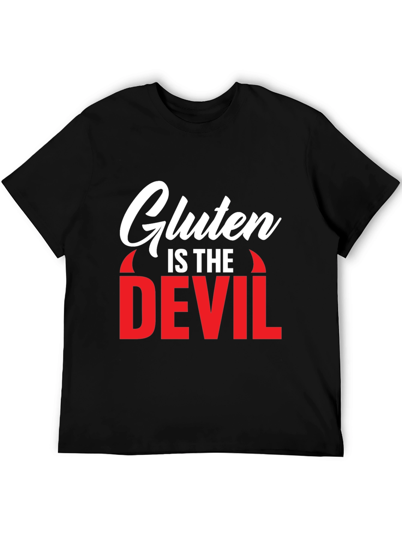 Gluten is the Devil Graphic T-Shirt