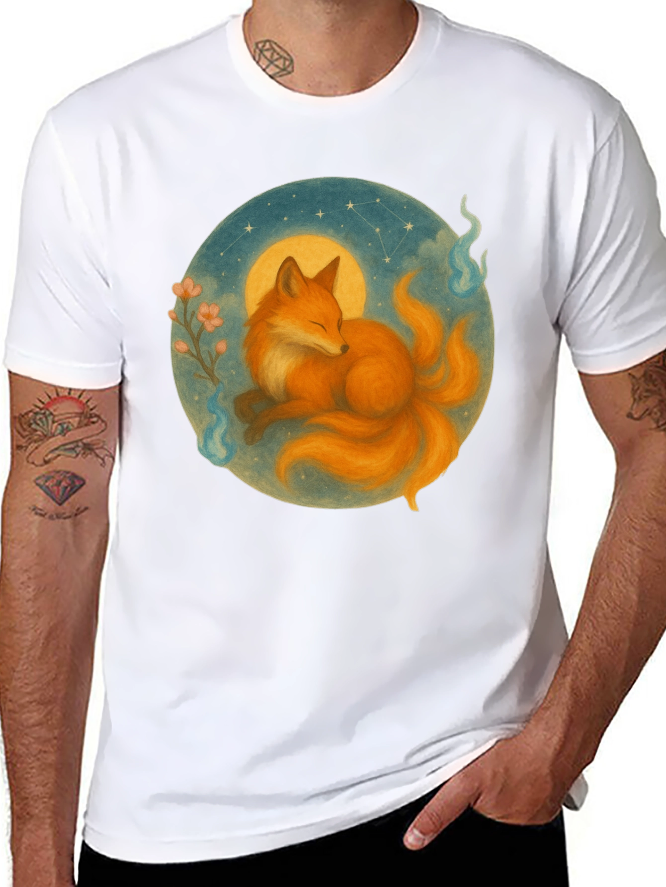 Nine-Tailed Fox Graphic Tee