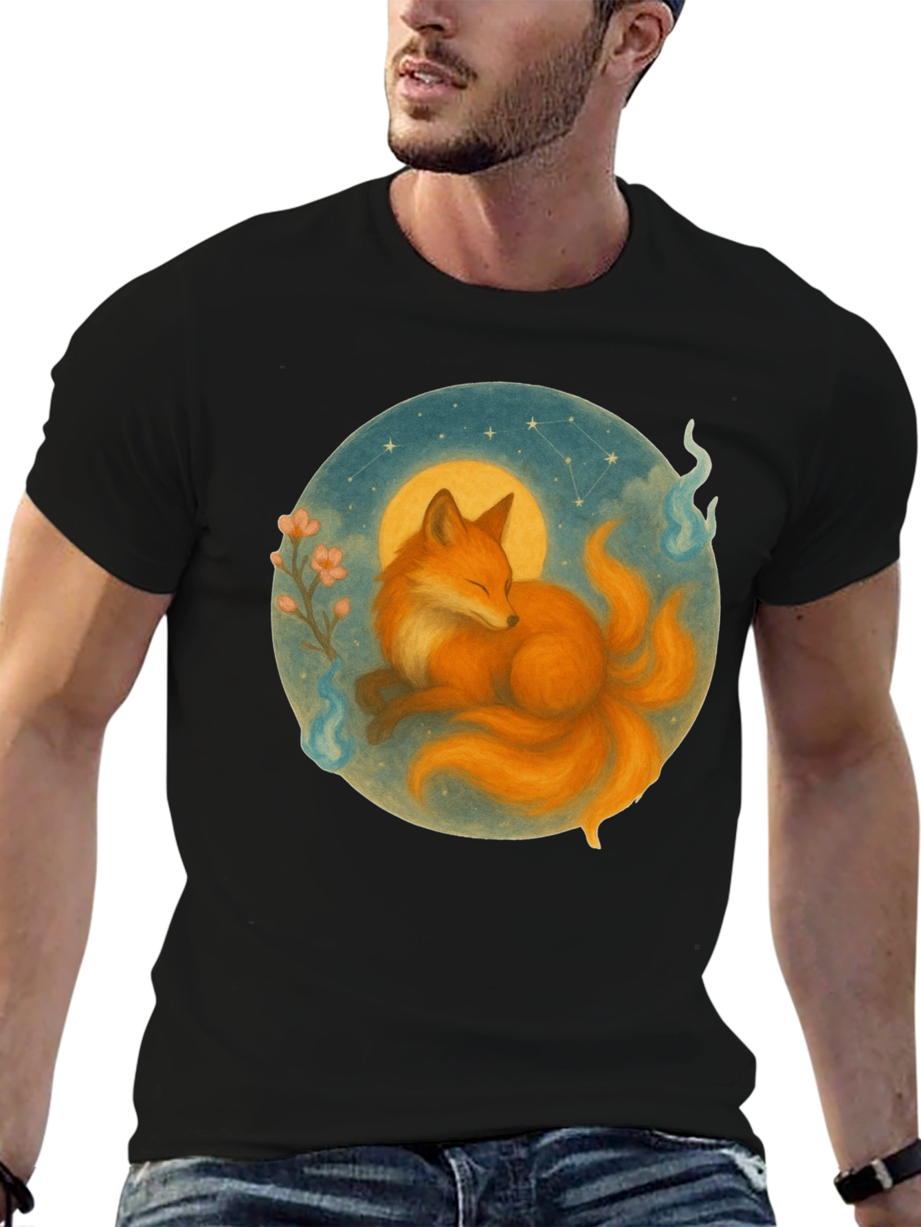 Nine-Tailed Fox Graphic Tee