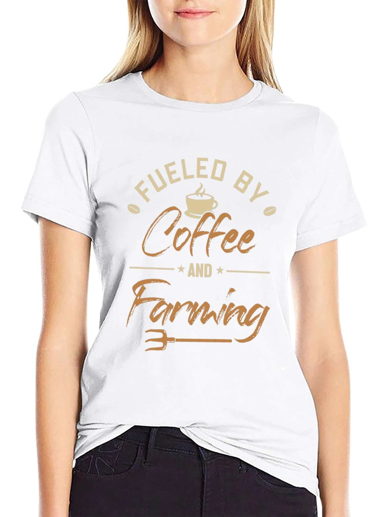 Fueled By Coffee and Farming Graphic Tee