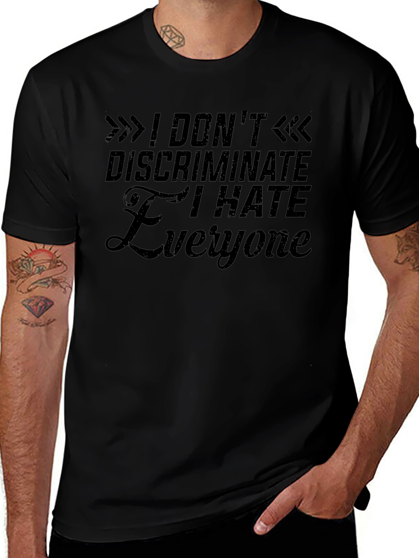 I Hate Everyone T-Shirt: Edgy Sarcastic Tee