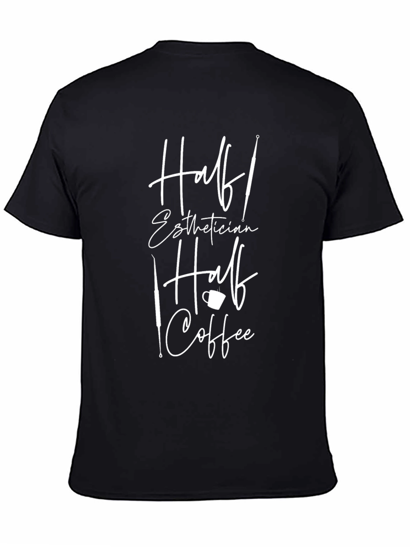 Half Esthetician Half Coffee Graphic Tee