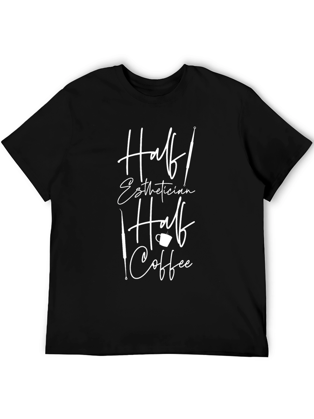 Half Esthetician Half Coffee Graphic Tee