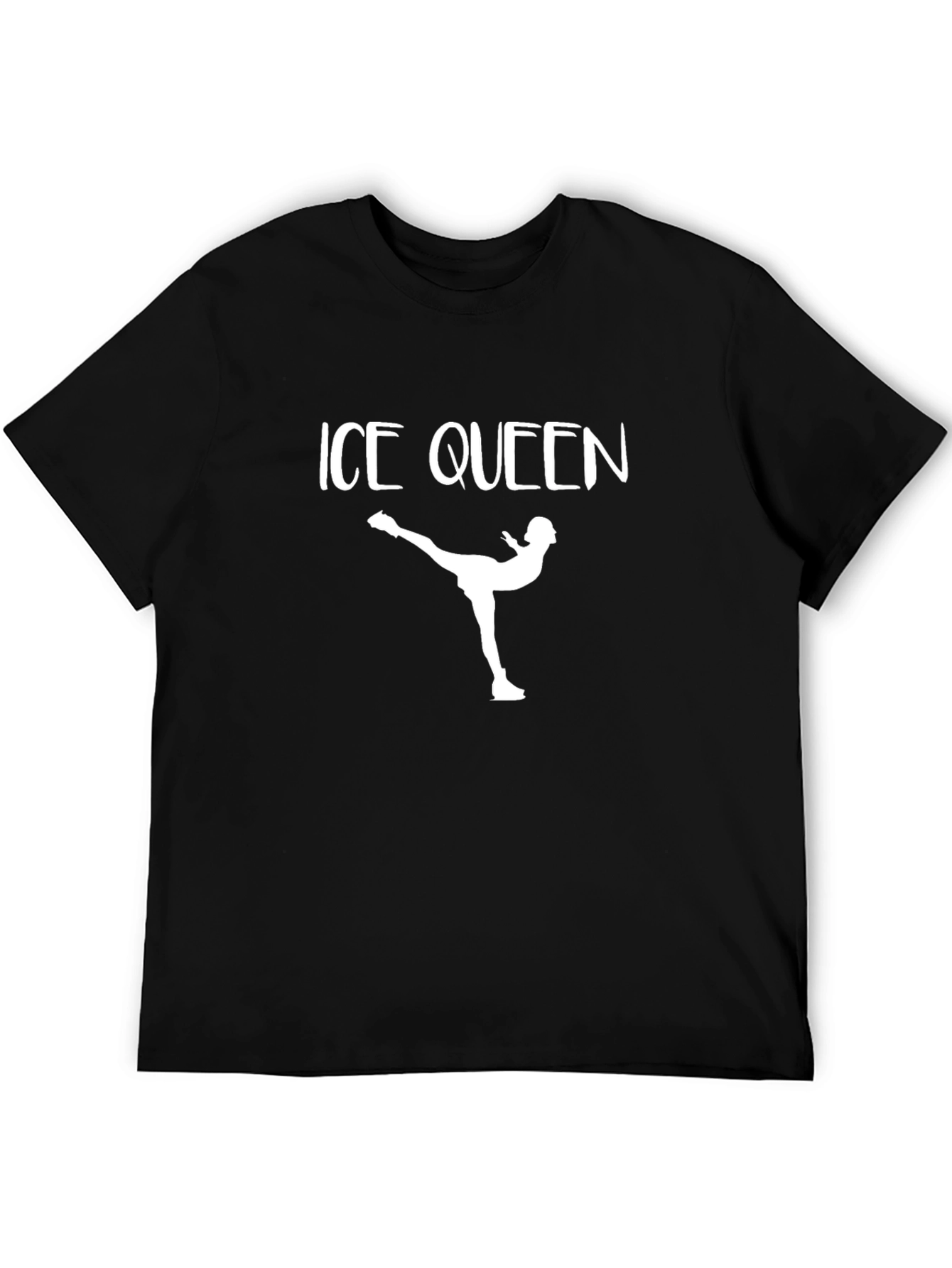 Ice Queen Black Graphic T-Shirt