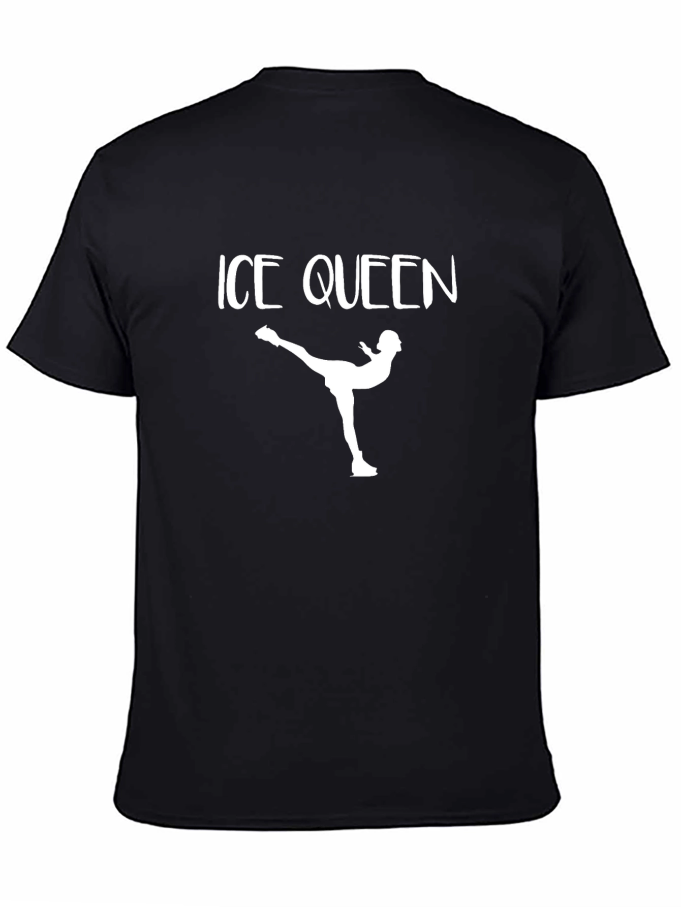 Ice Queen Black Graphic T-Shirt