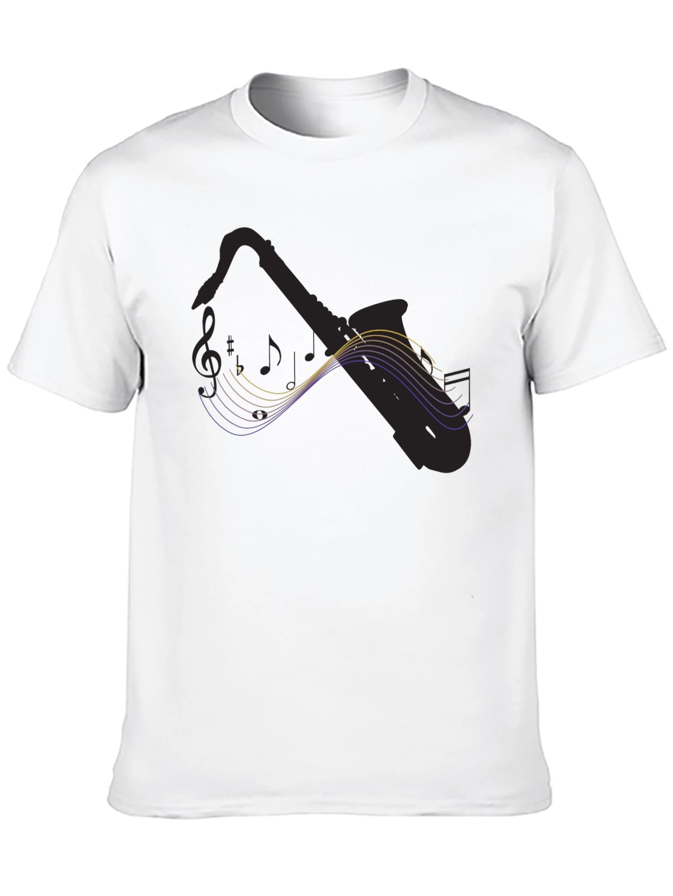 Saxophone Music T-Shirt - Black