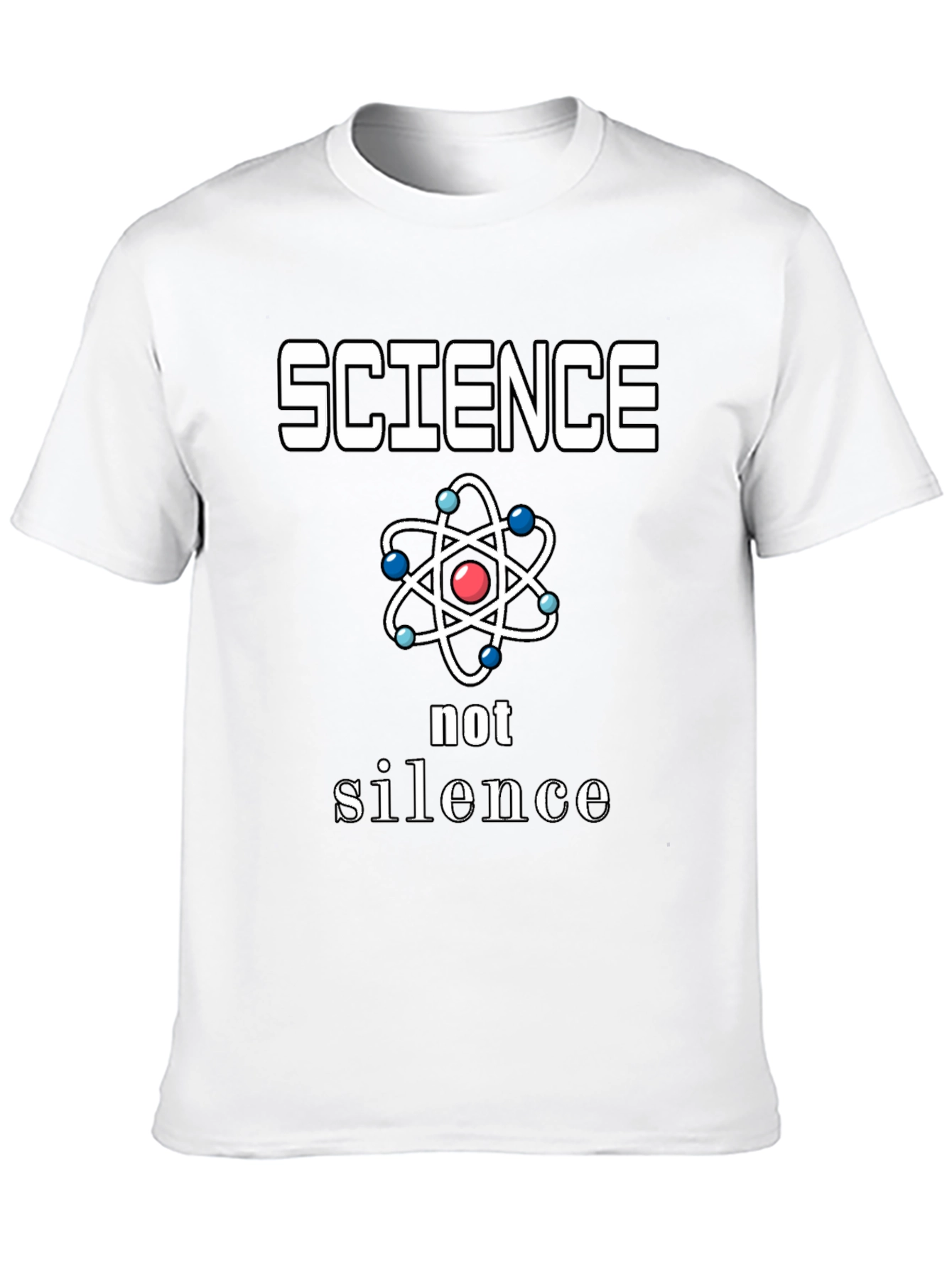 Science Not Silence Graphic Tee - Black