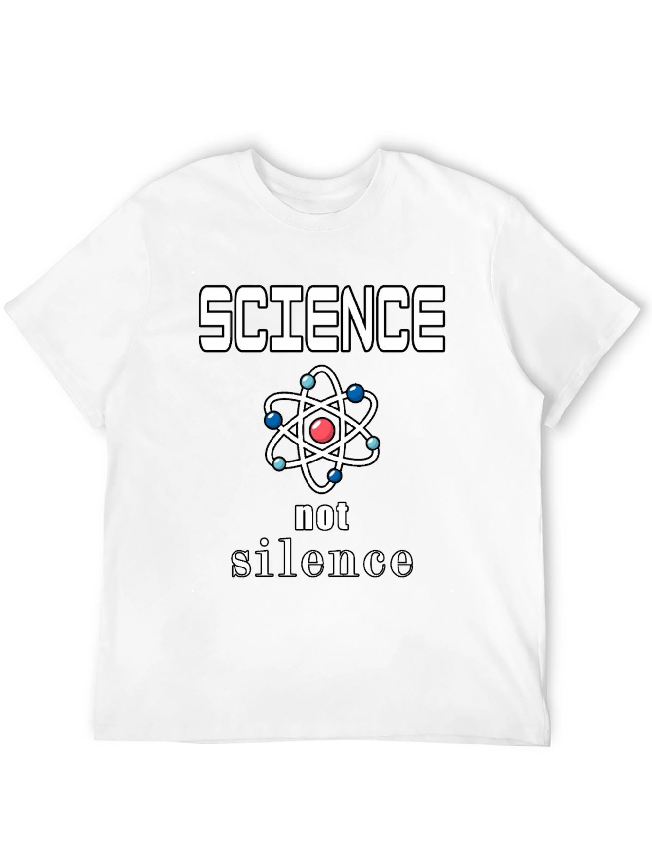 Science Not Silence Graphic Tee - Black