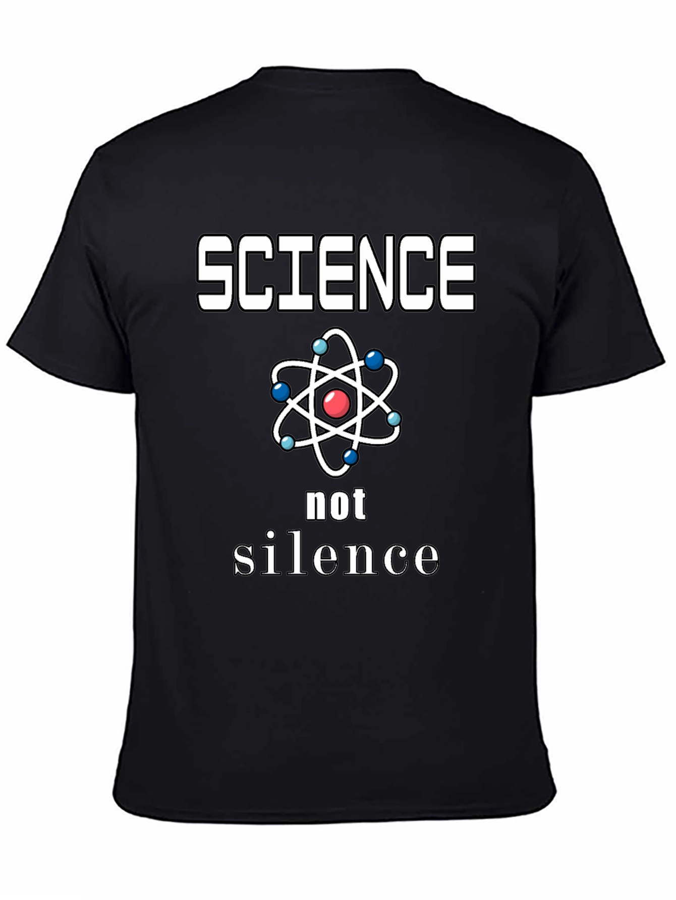 Science Not Silence Graphic Tee - Black