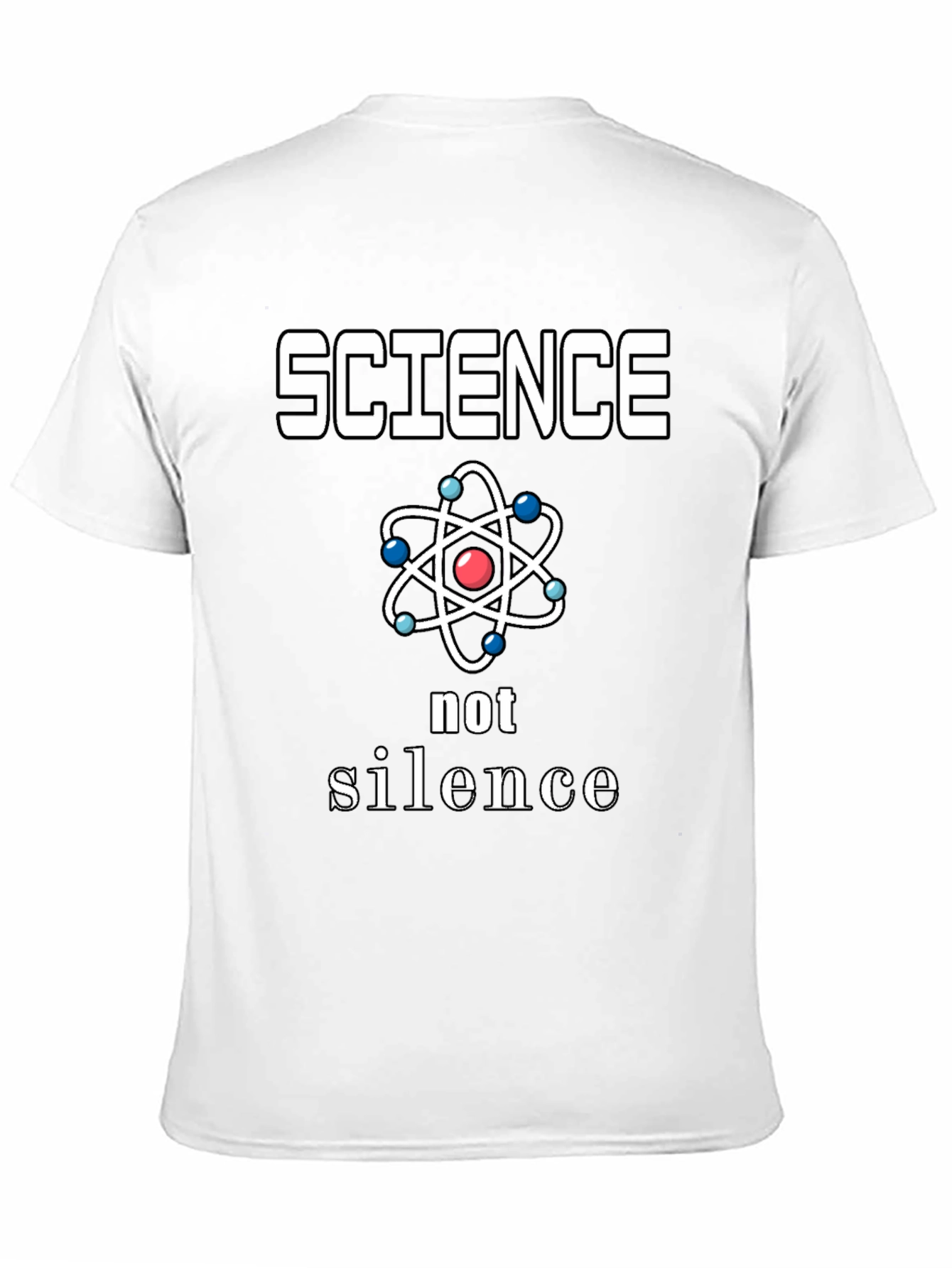 Science Not Silence Graphic Tee - Black