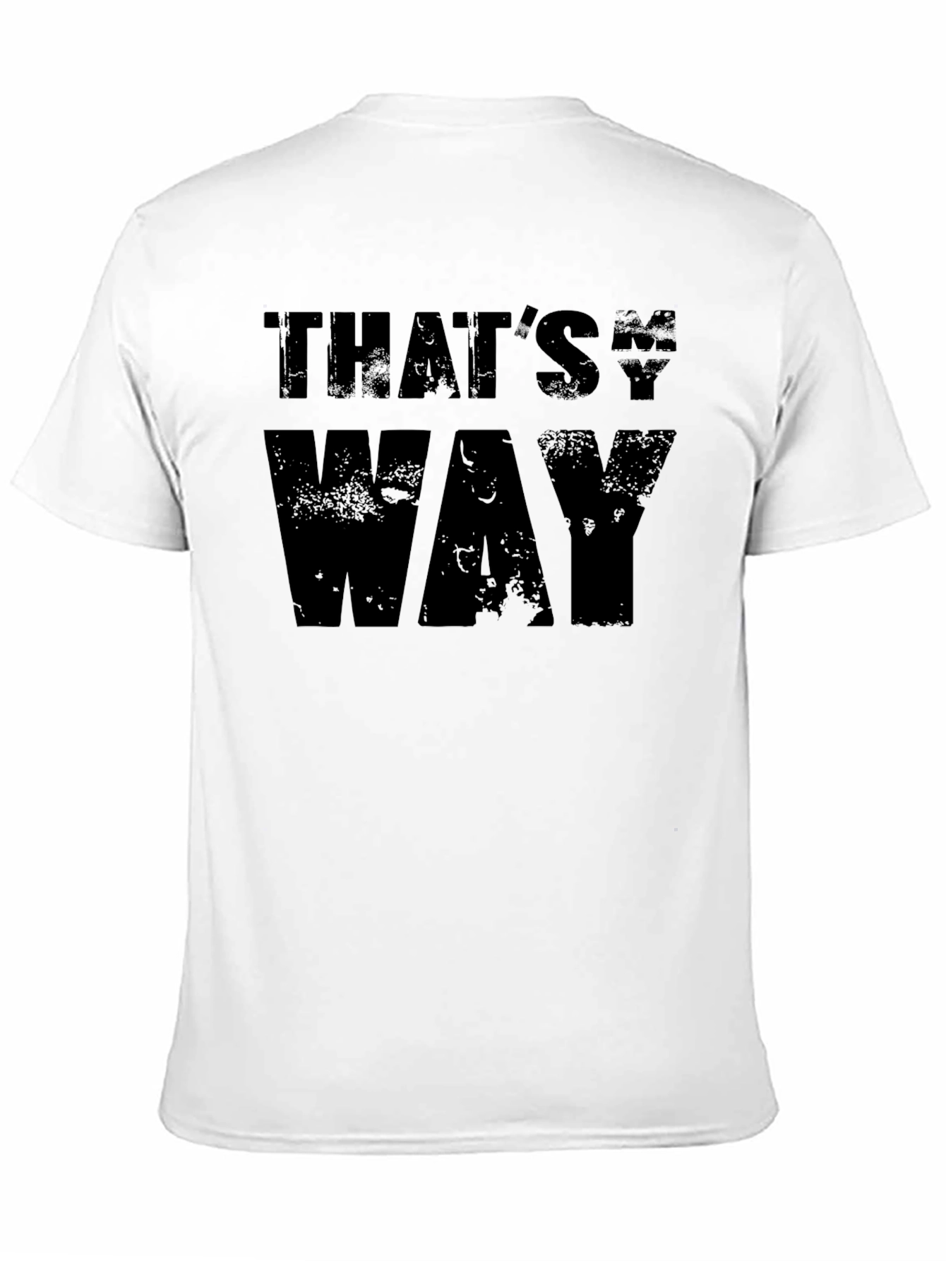 Thats My Way Black Graphic Tee