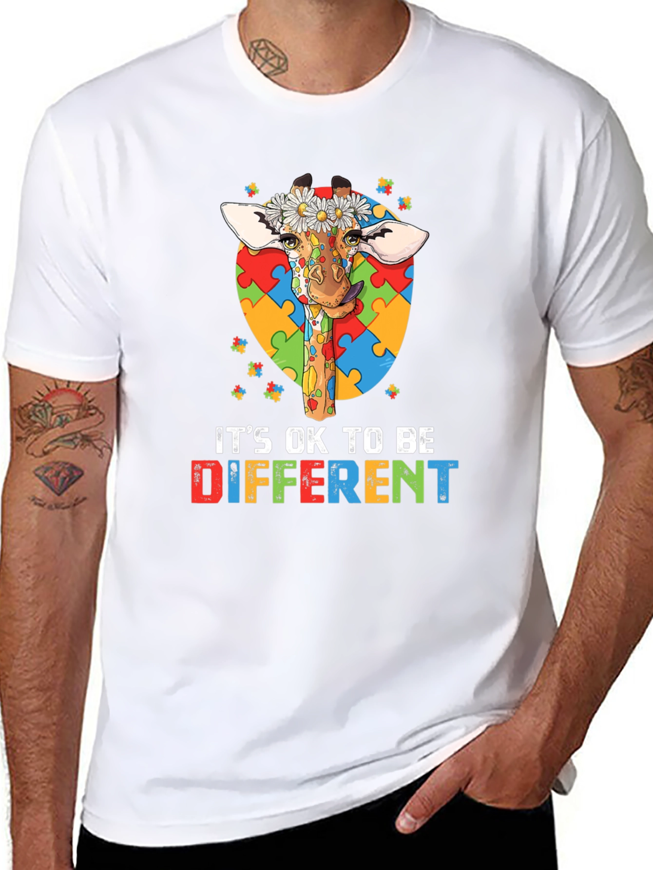 Autism Awareness Giraffe T-Shirt