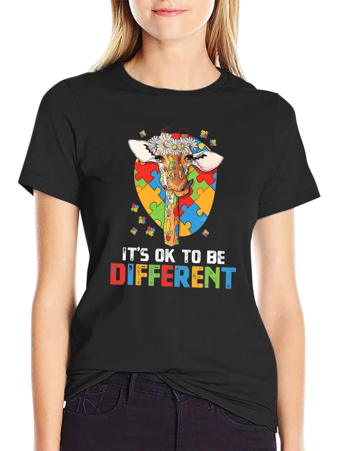Autism Awareness Giraffe T-Shirt