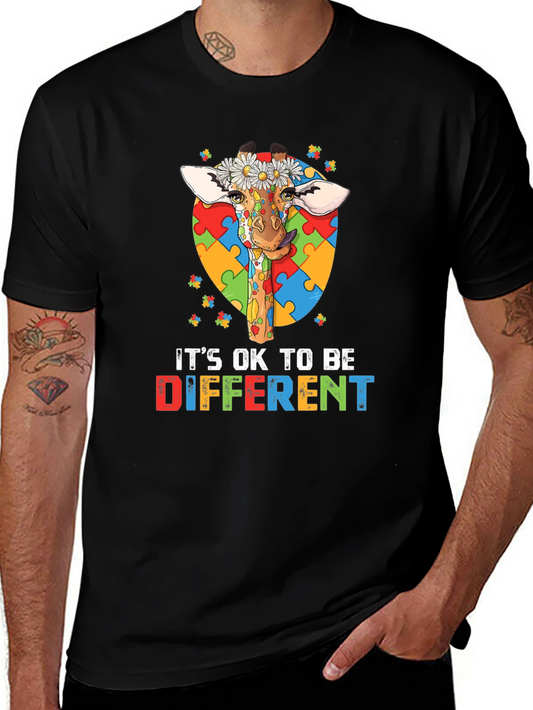 Autism Awareness Giraffe T-Shirt