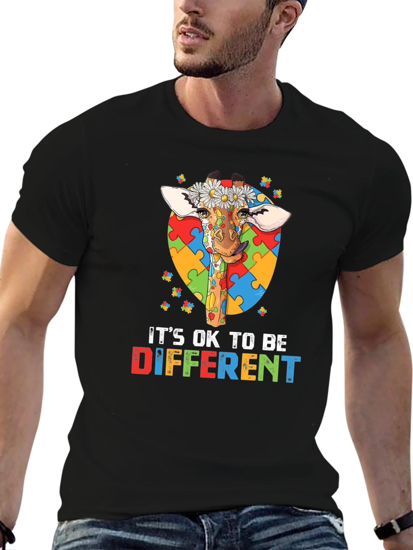 Autism Awareness Giraffe T-Shirt