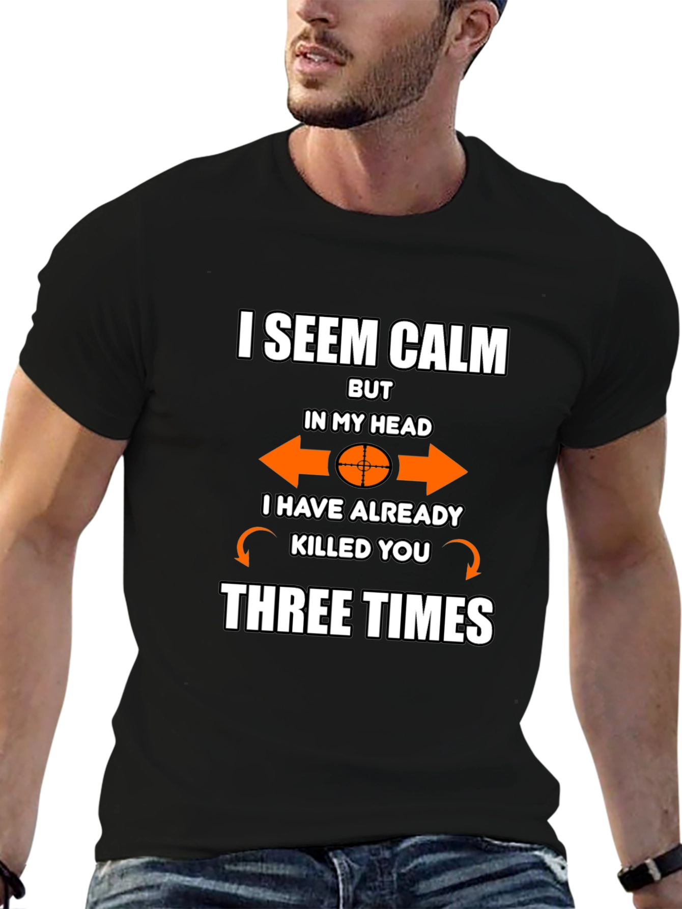 I Seem Calm Mens T-Shirt