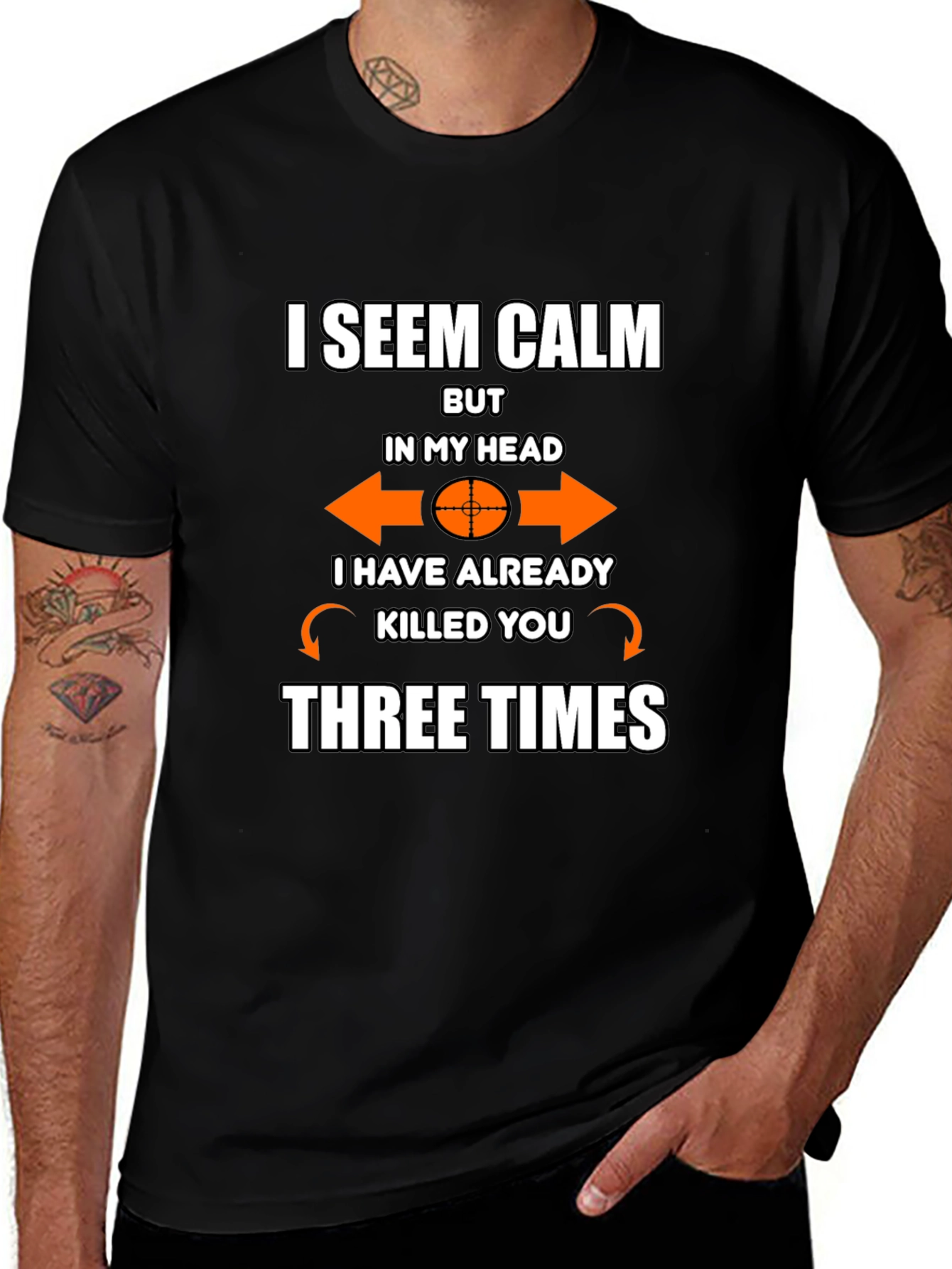 I Seem Calm Mens T-Shirt