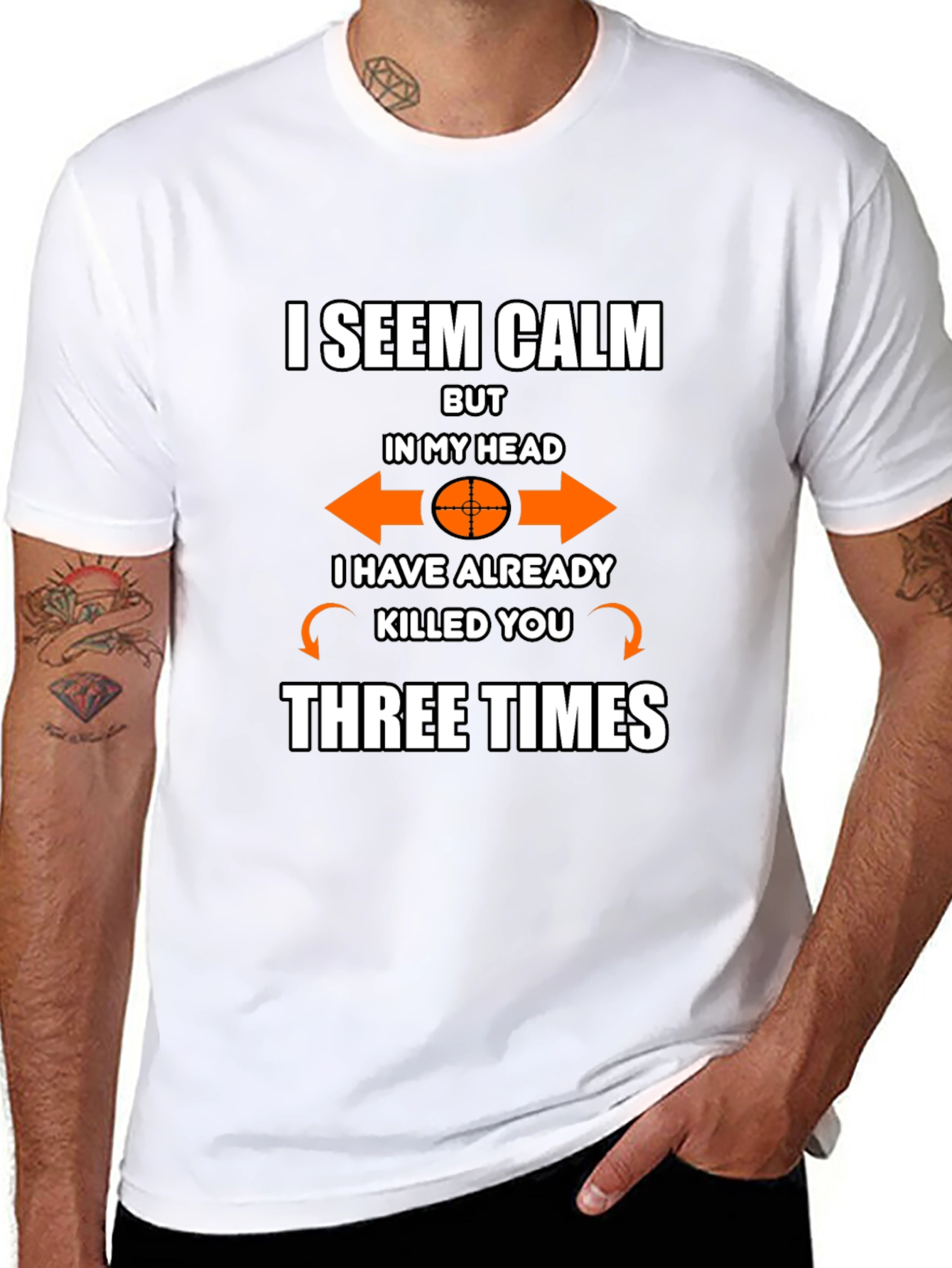 I Seem Calm Mens T-Shirt