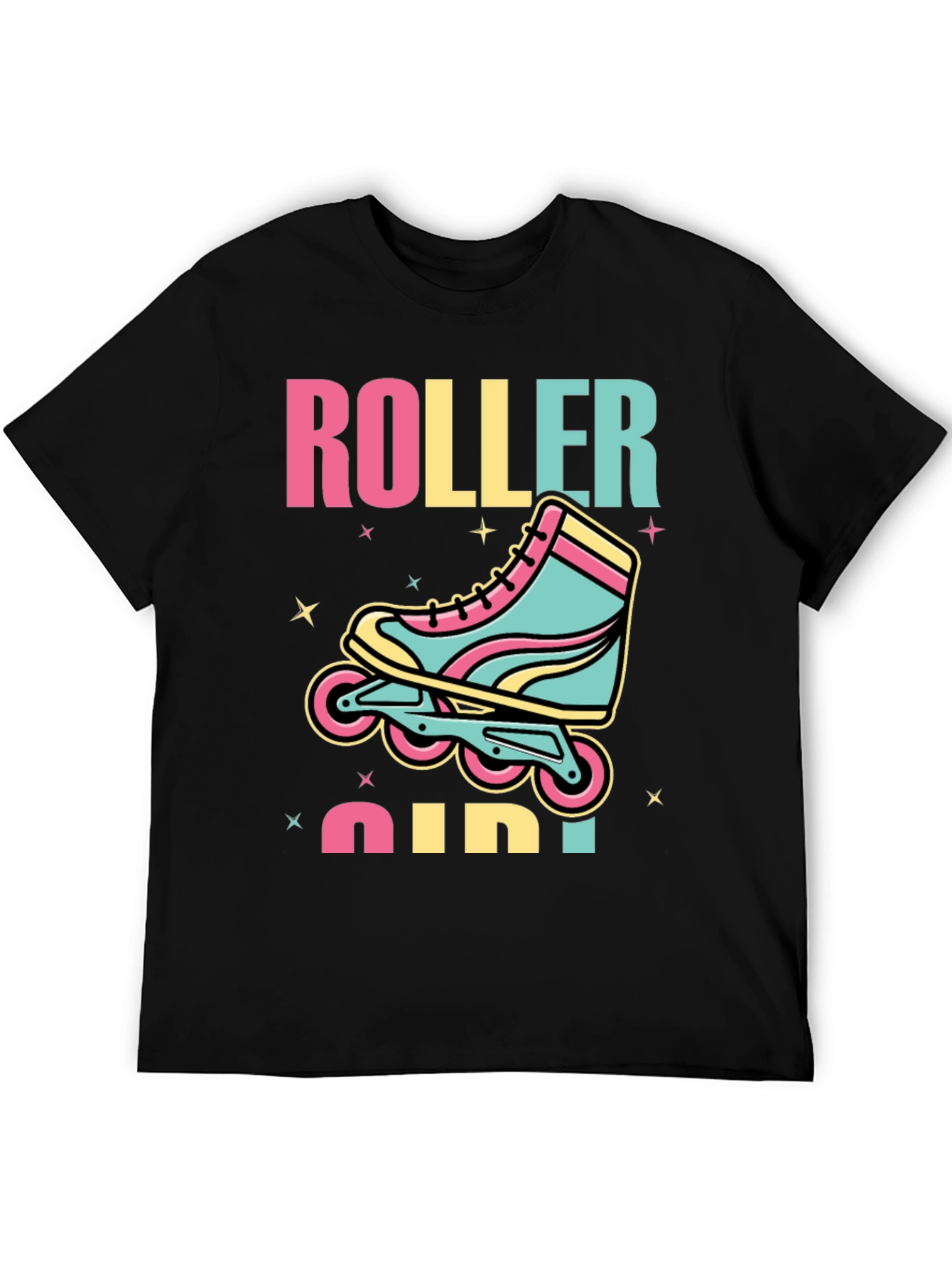 Retro Roller Girl T-Shirt - Skate in Style!