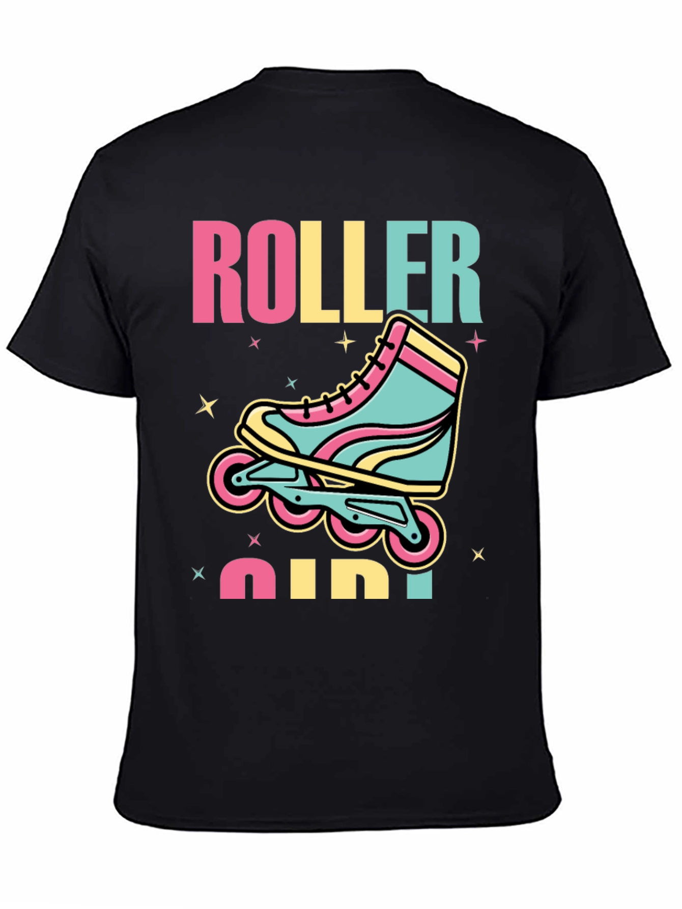 Retro Roller Girl T-Shirt - Skate in Style!