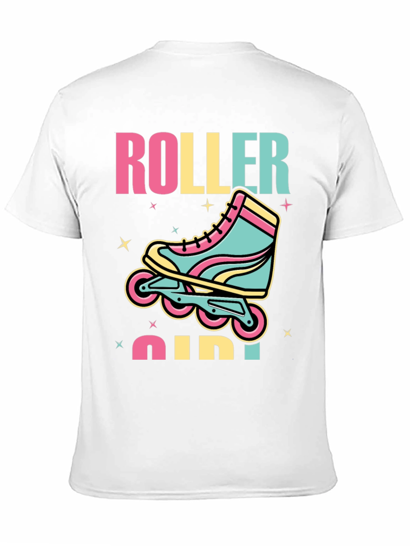 Retro Roller Girl T-Shirt - Skate in Style!