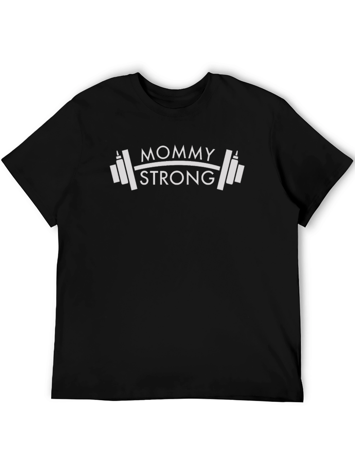 Mommy Strong Black T-Shirt
