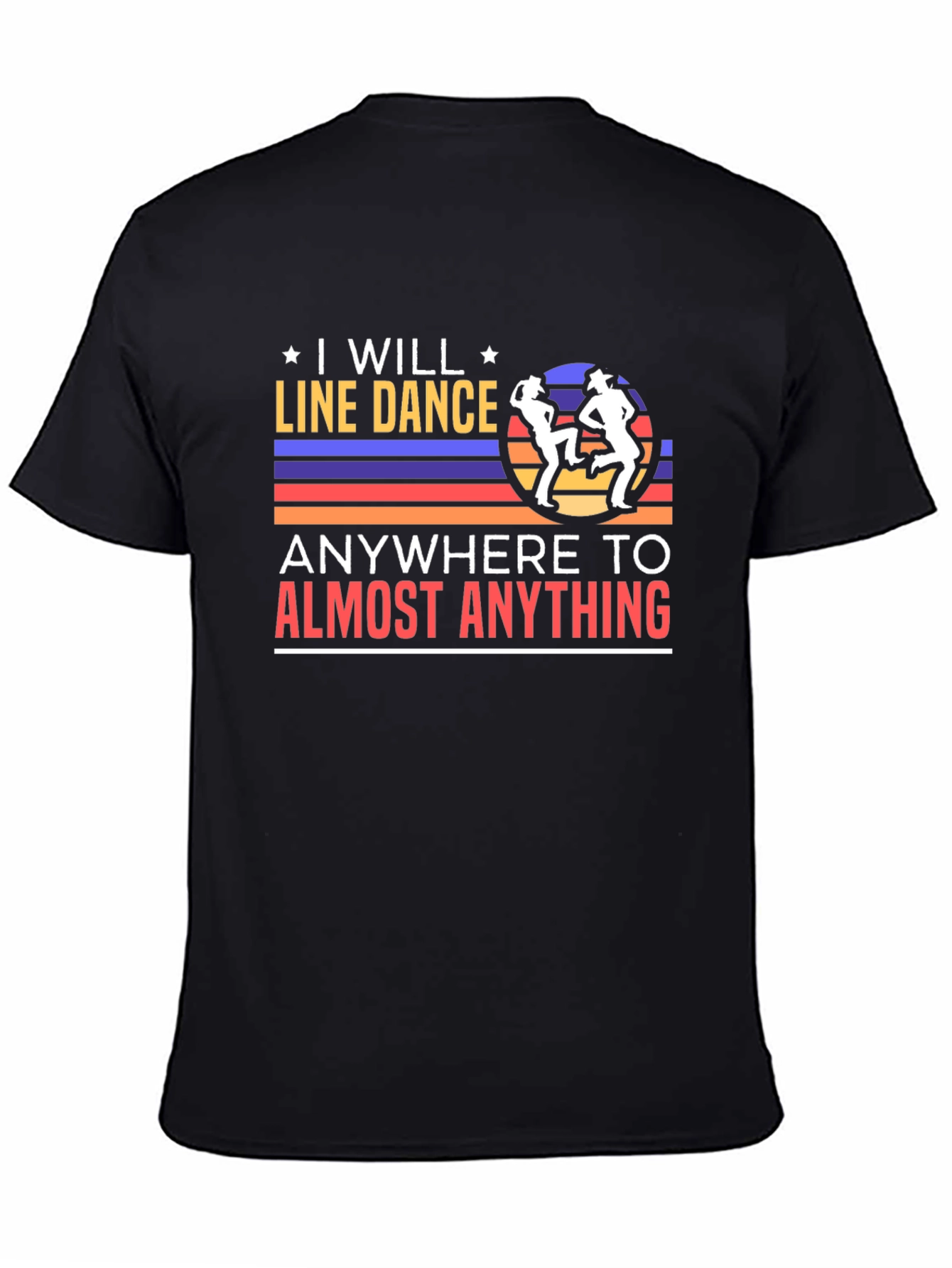 I Will Line Dance T-Shirt Retro Dancer Tee